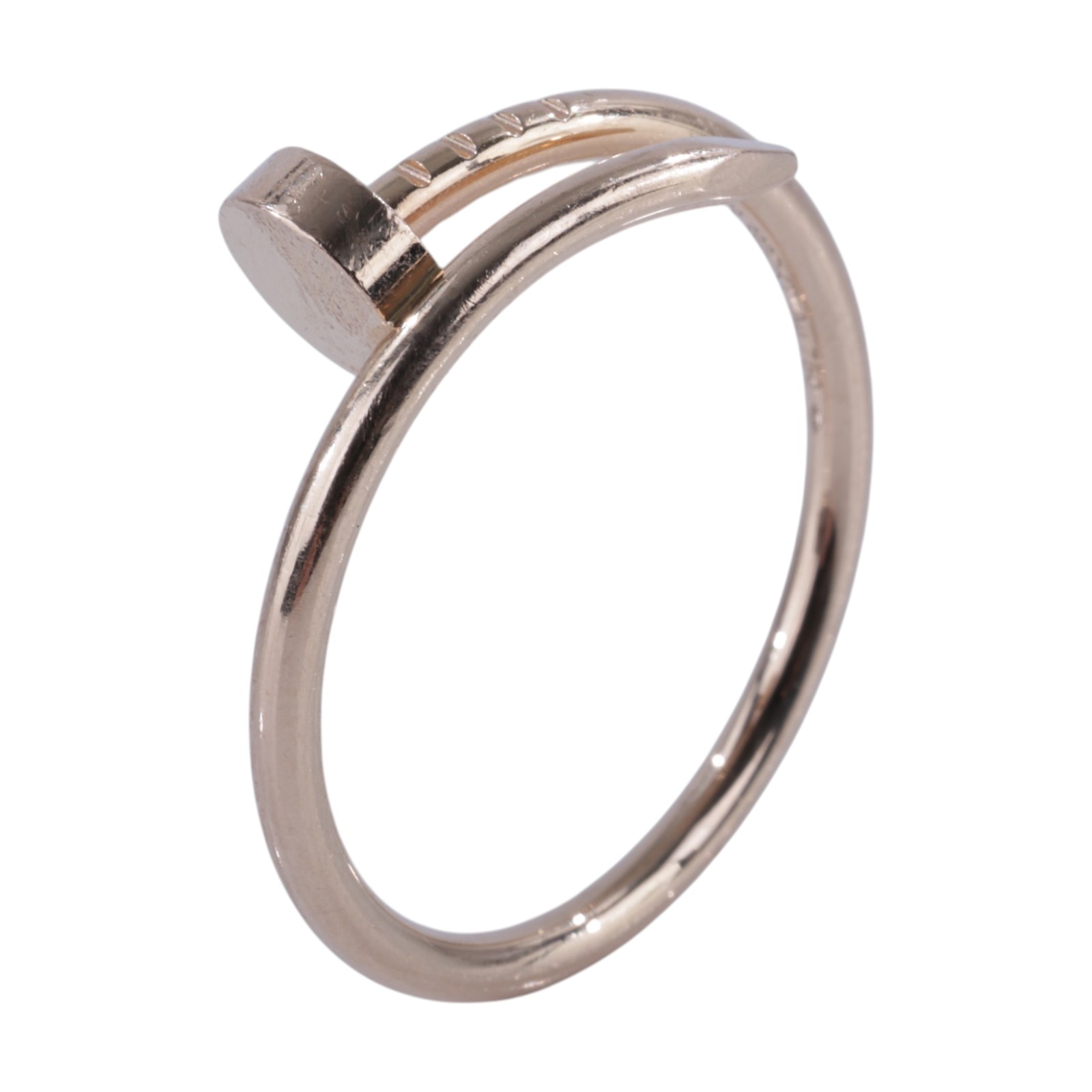 卡地亞 CARTIER Juste un Clou 戒指 小型款 B4225858 K18RG JUSTE EN CLOU釘子戒指#58 原廠盒子2/保書