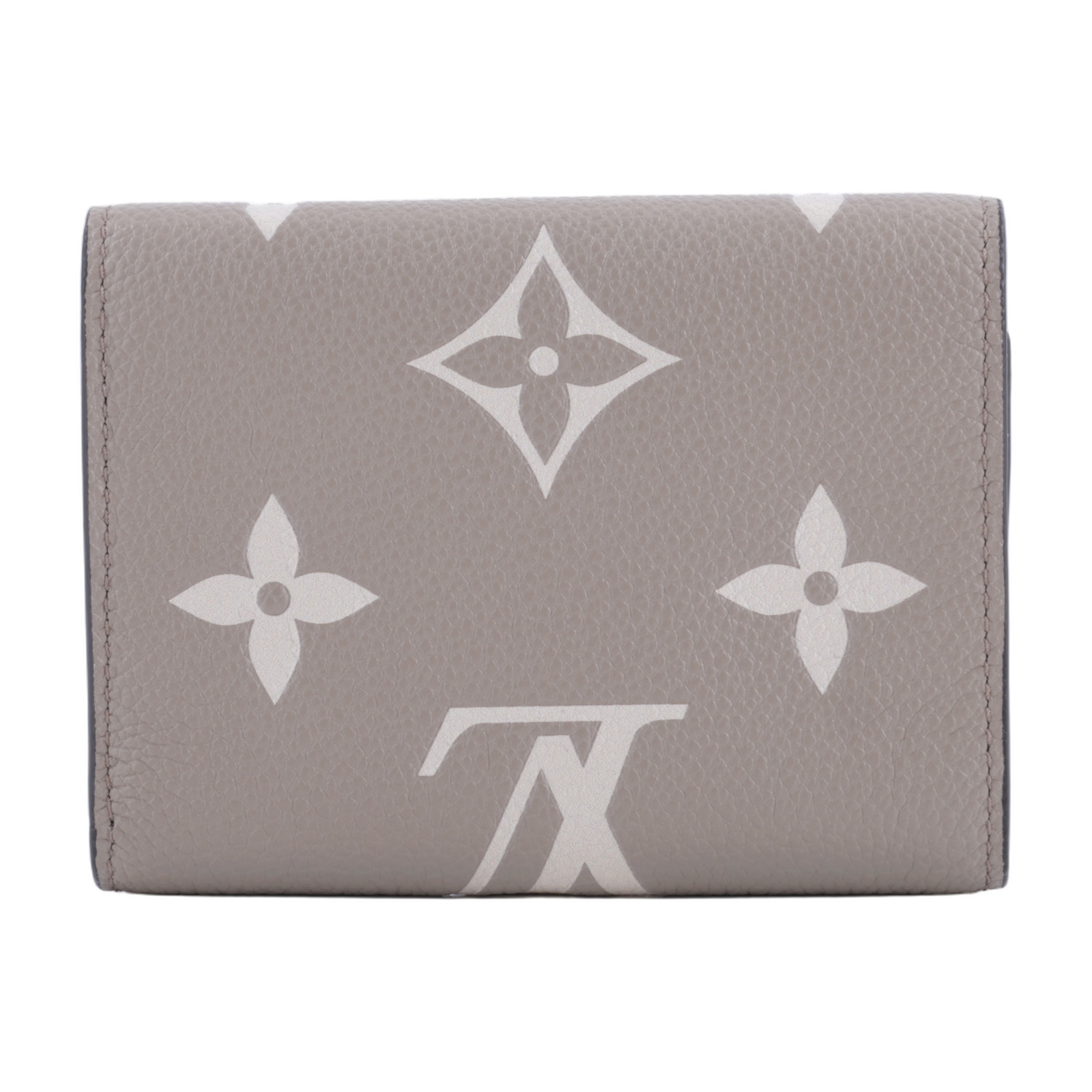 路易威登 LOUIS VUITTON Victorine 錢包 壓花牛皮 灰色奶油色 M81861 晶片款  原廠盒子/防塵袋