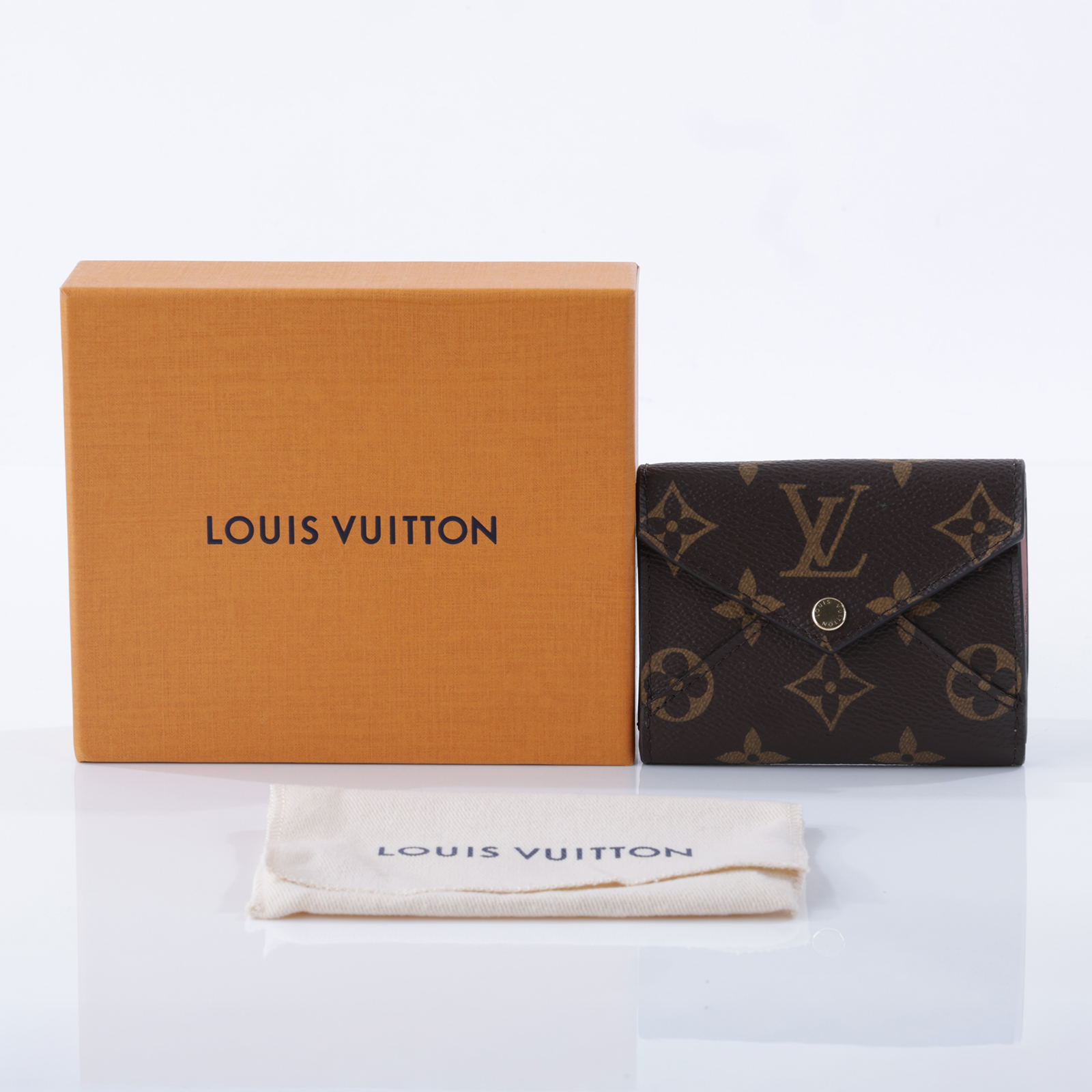 路易威登 LOUIS VUITTON Celeste 錢包 零錢包 短夾 皮夾 M81665 晶片款 原花CELESTE三折短夾-2 防塵袋/原廠盒子
