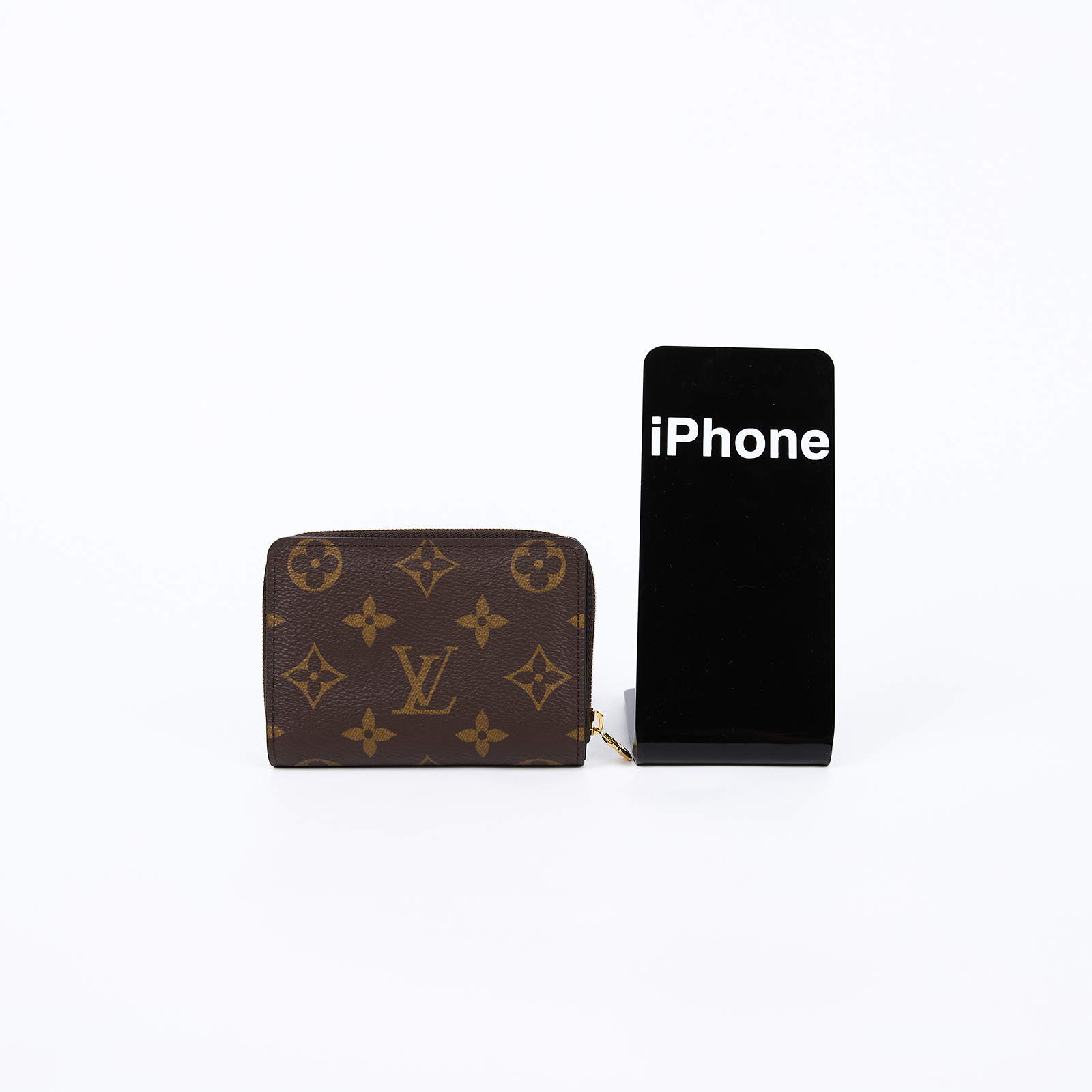路易威登 LOUIS VUITTON Lou 錢包 零錢包 M81461 晶片款 原花LOU拉鍊短夾 原廠盒子/防塵袋