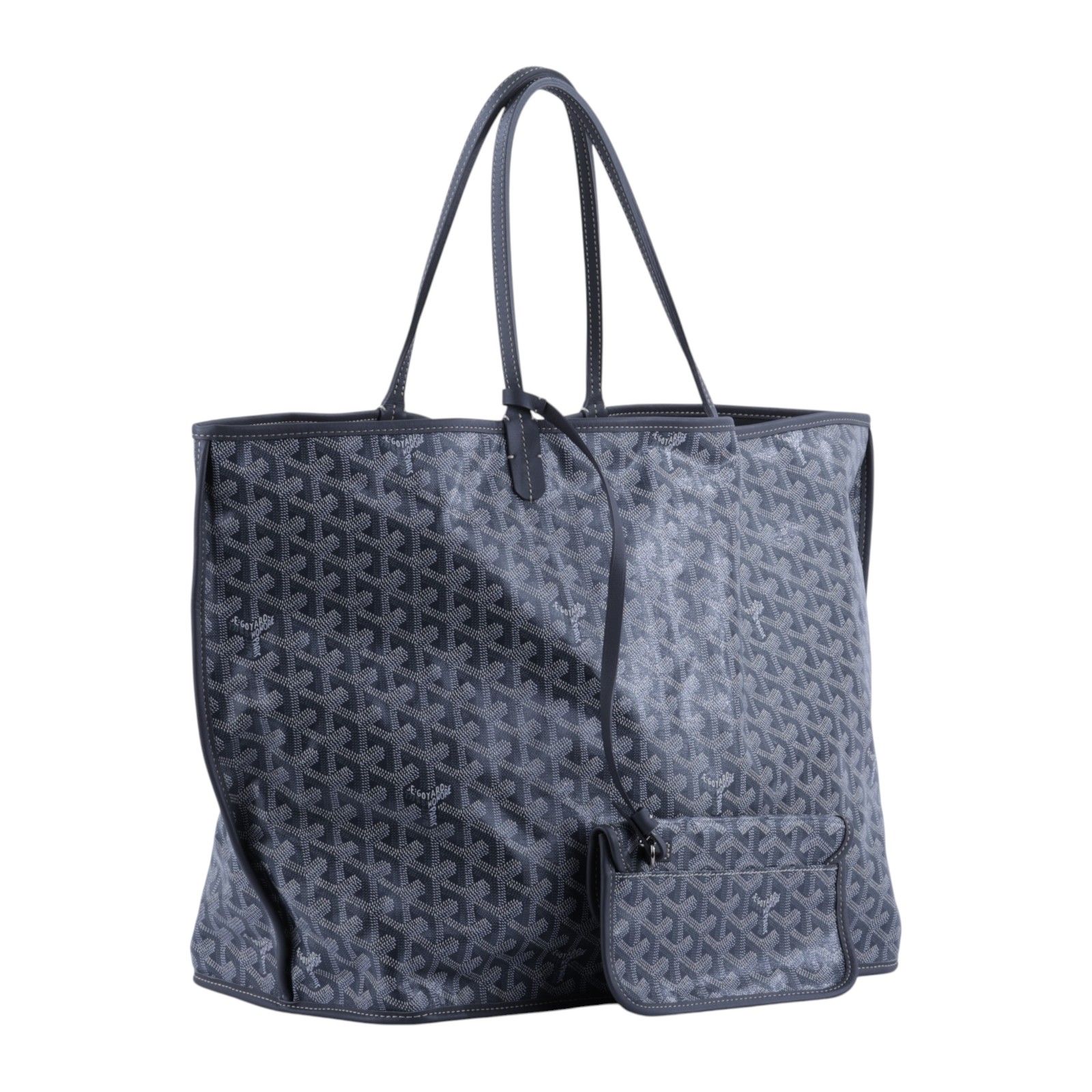 高雅德 GOYARD Anjou GM Bag 托特包 ANJOUSGMLCG 灰ANJOU GM 購買證明正本/防塵袋/內袋