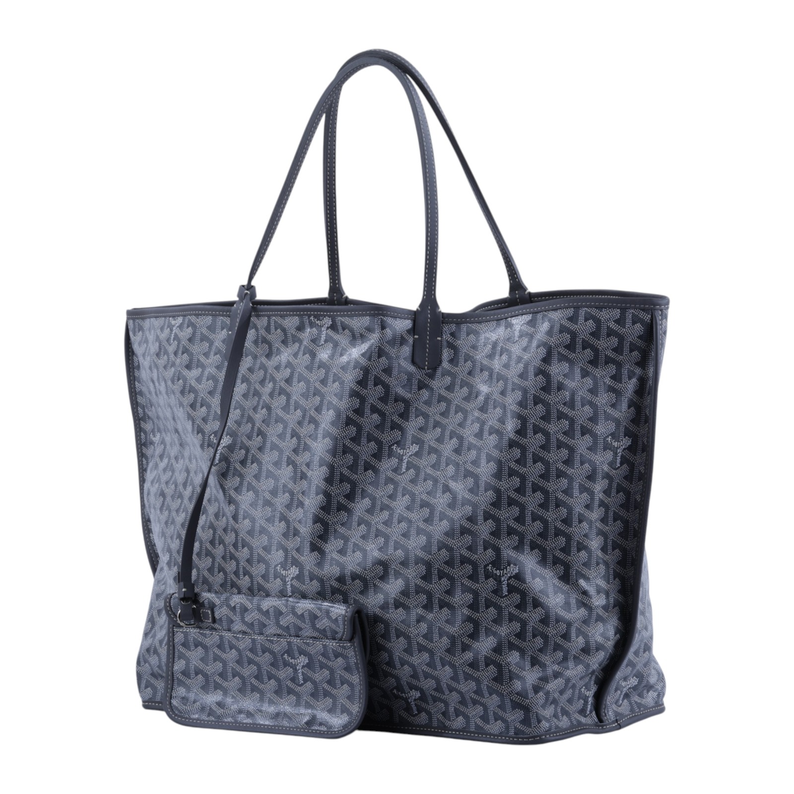 高雅德 GOYARD Anjou GM Bag 托特包 ANJOUSGMLCG 灰ANJOU GM 購買證明正本/防塵袋/內袋
