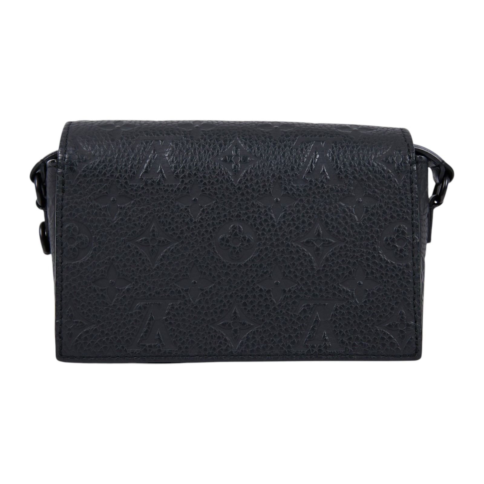 路易威登 LOUIS VUITTON Steamer 隨身 錢包 黑色 M81746 晶片款 黑原花壓紋STEAMER 原廠盒子/防塵袋/購買證明正本