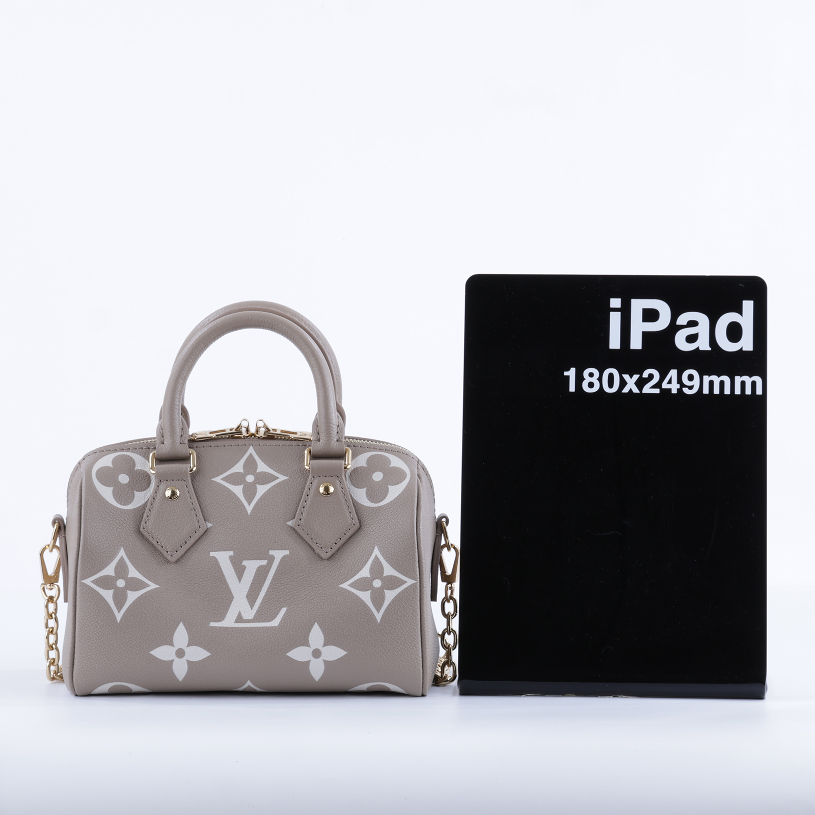 路易威登 LOUIS VUITTON Speedy Bandoulière  20 雙色 手提 斜背 波士頓包 M46575 晶片款  原廠盒子/防塵袋/購買證明正本/背帶/鎖組