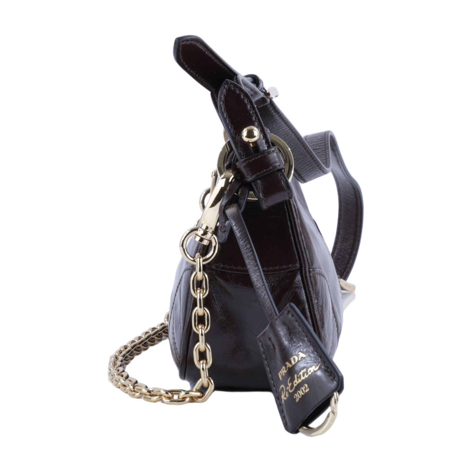 普拉達 PRADA Re-Edition 2002 肩背包 手提包 中號 1BC221_2CYR  背帶2/吊飾/防塵袋
