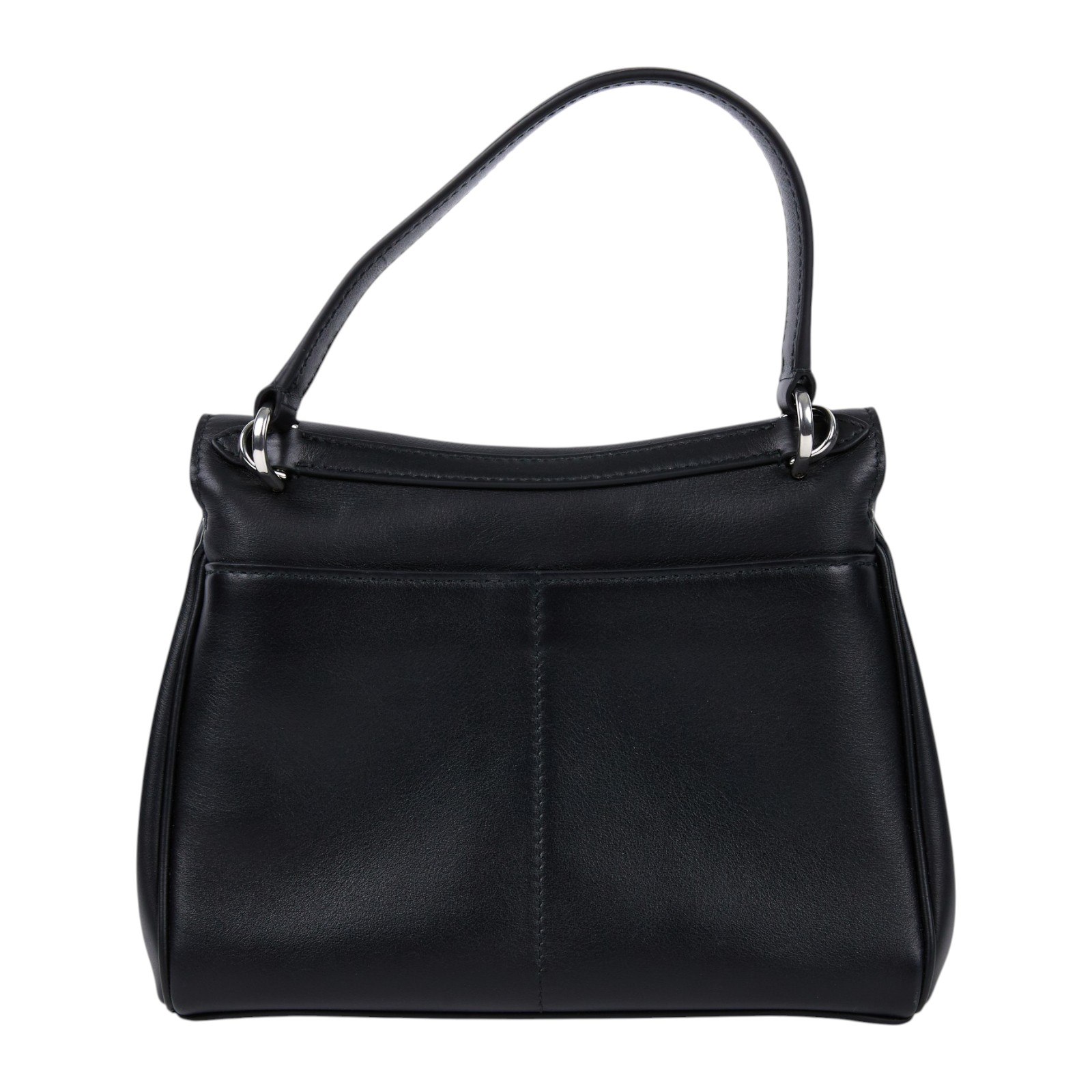 巴黎世家 BALENCIAGA Rodeo Mini 手提包 銀色五金 8437122AA4U 黑銀RODEO MINI 吊牌