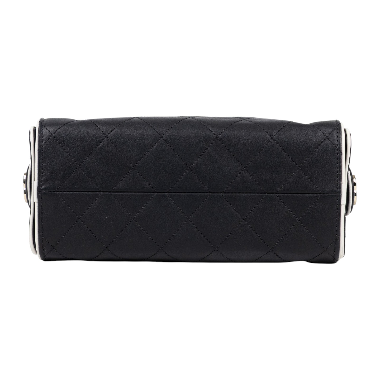 香奈兒 CHANEL 25 迷你包 AS5631 B24123 晶片款 黑銀白邊25包 MINI 原廠盒子/防塵袋/購買證明影本