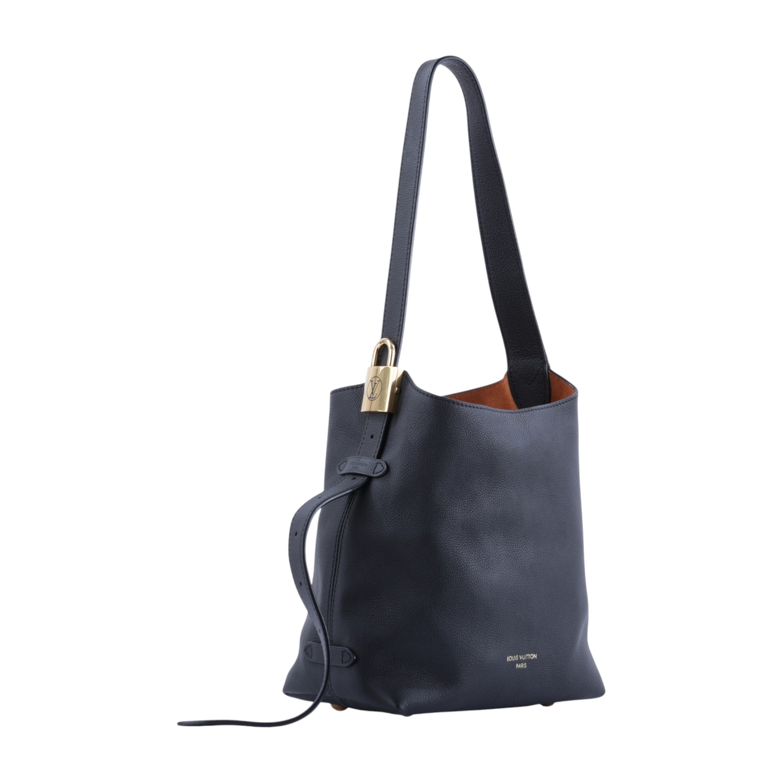 路易威登 LOUIS VUITTON Low Key Hobo PM 手提包 黑色 M25352 晶片款 黑Low Key Hobo PM 購買證明正本