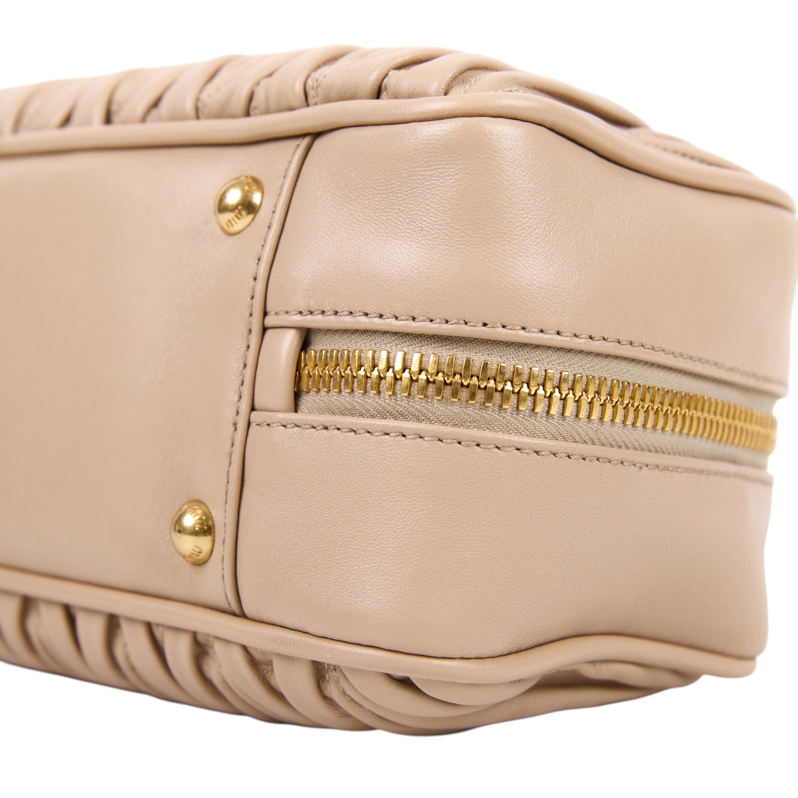 繆繆 MIU MIU Arcadie matelassé 納帕皮革手袋 Arcadie Matelassé Nappa Leather Bag 5BB142_AN88  背帶/吊牌/防塵袋