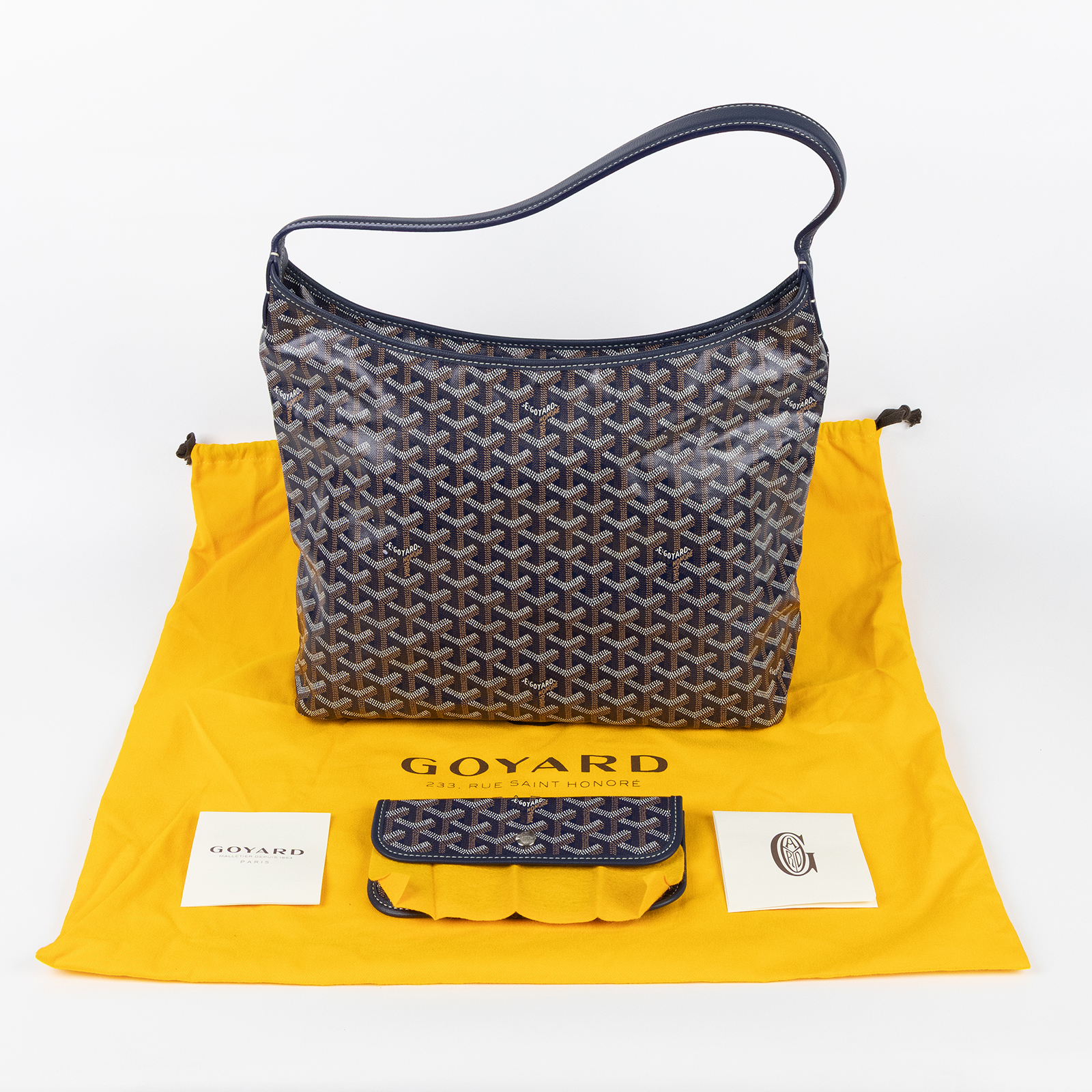 高雅德 GOYARD Bohème Hobo Bag PM 托特包 BOHEMEPMLTY 深藍BOHEME HOBO PM 防塵袋/內袋