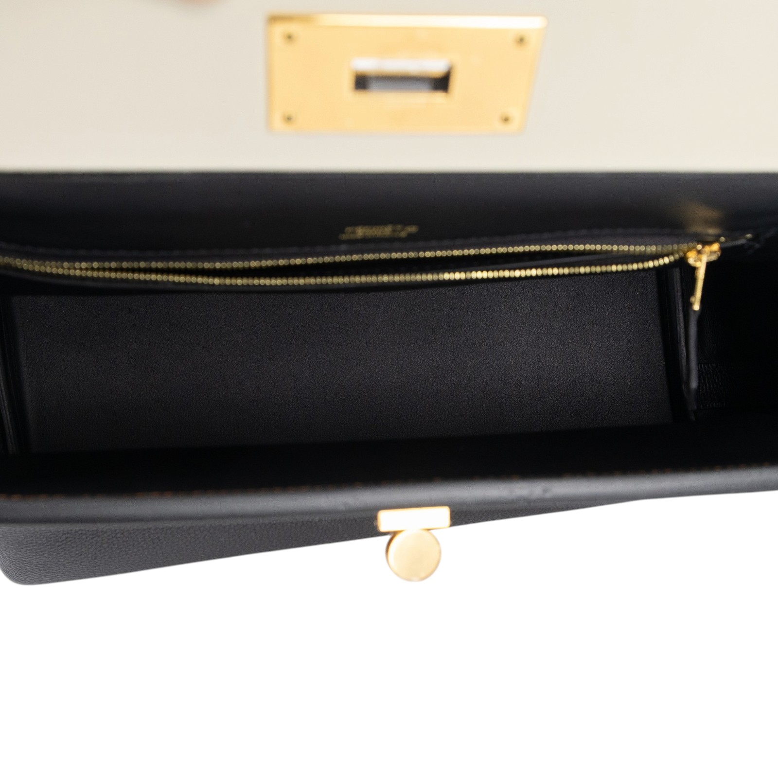 愛馬仕 Hermes 24/24 29 手提包 金色五金 黑色 奶油白色 H080160CCAE /ZAS508 NB  原廠盒子/防塵袋/背帶/瀕臨絕種野生動植物國際貿易公約影本