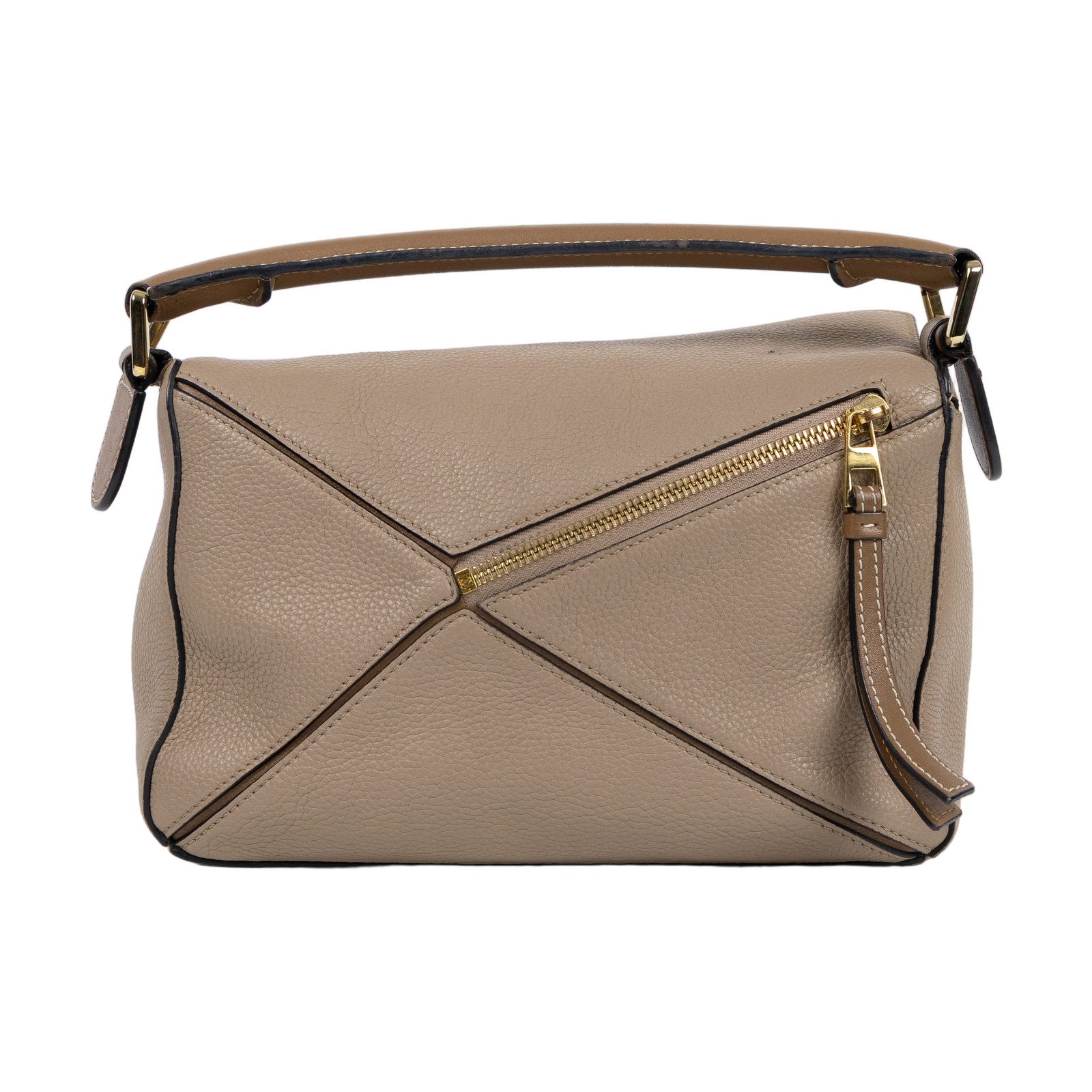 羅意威 LOEWE Small Puzzle bag 肩背 斜背包 322.30.S21 奶茶色 PUZZLE 小號 背帶