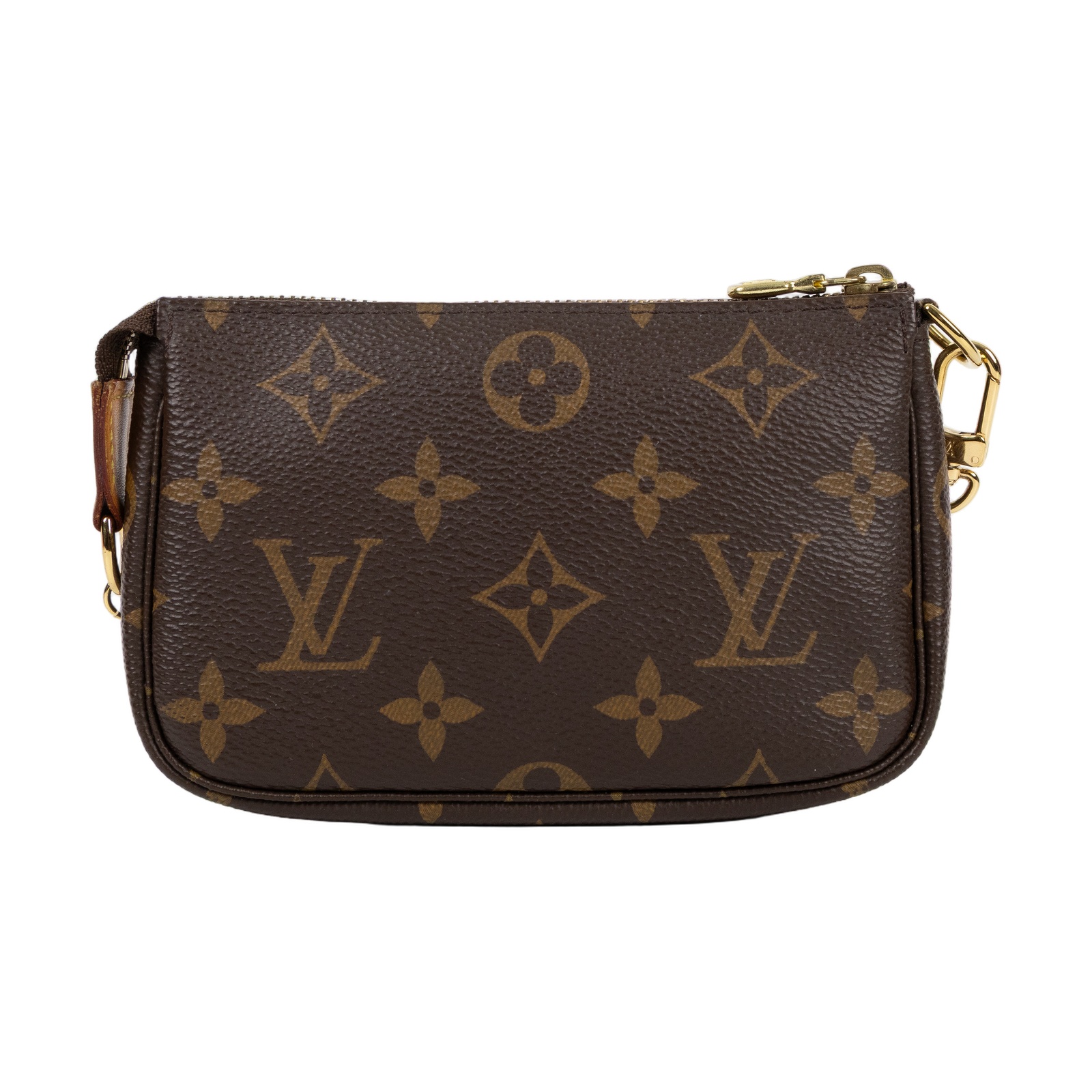 路易威登 LOUIS VUITTON Monogram塗層帆布 鏈帶 迷你小皮包 M58009 原花拉鍊零錢包 原廠盒子/防塵袋/購買證明影本
