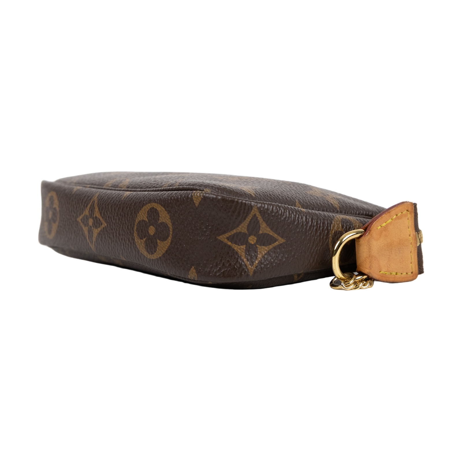 路易威登 LOUIS VUITTON Monogram塗層帆布 鏈帶 迷你小皮包 M58009 原花拉鍊零錢包 原廠盒子/防塵袋/購買證明影本