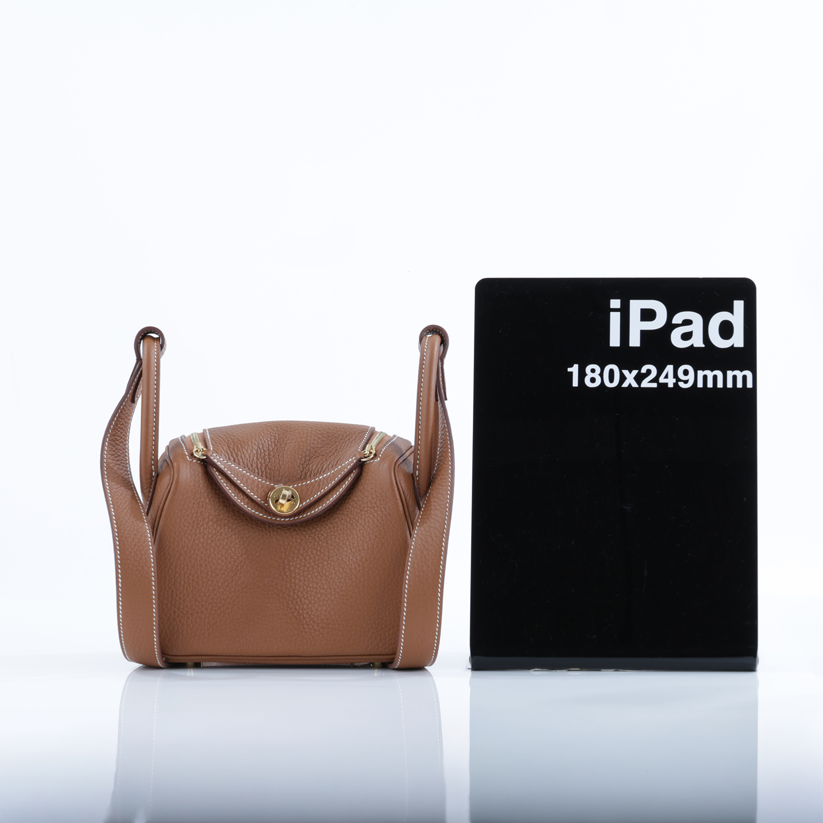 愛馬仕 Hermes Lindy 琳迪包 迷你 金棕色 金色五金 H079086CC37 /UCT158CA  原廠盒子/防塵袋/購買證明/雨衣