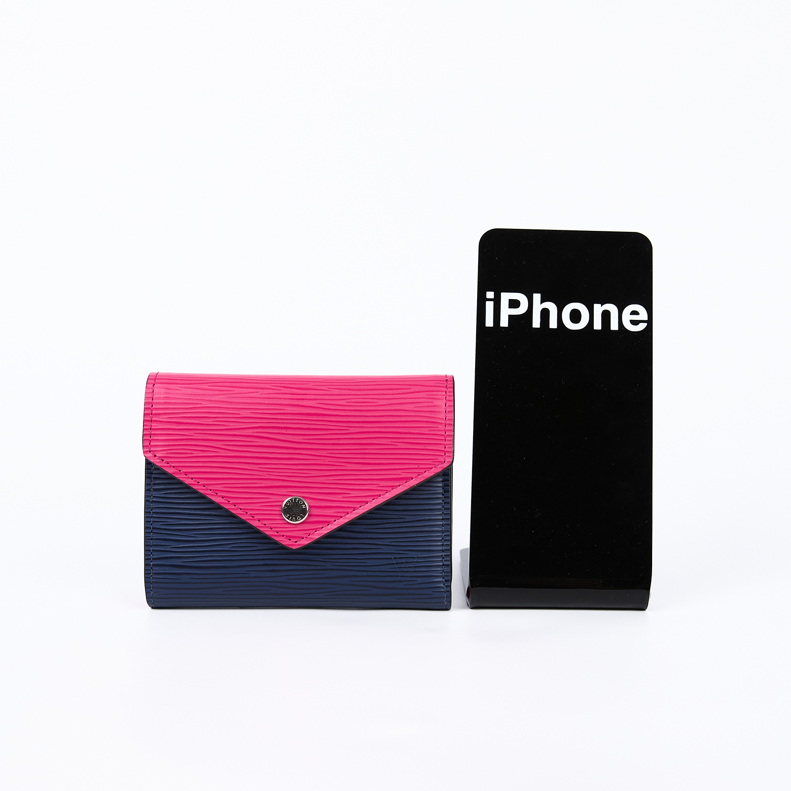 路易威登 LOUIS VUITTON Victorine 錢包 短夾 M62204 藍拚粉EPI VICTORINE短夾 原廠盒子/防塵袋