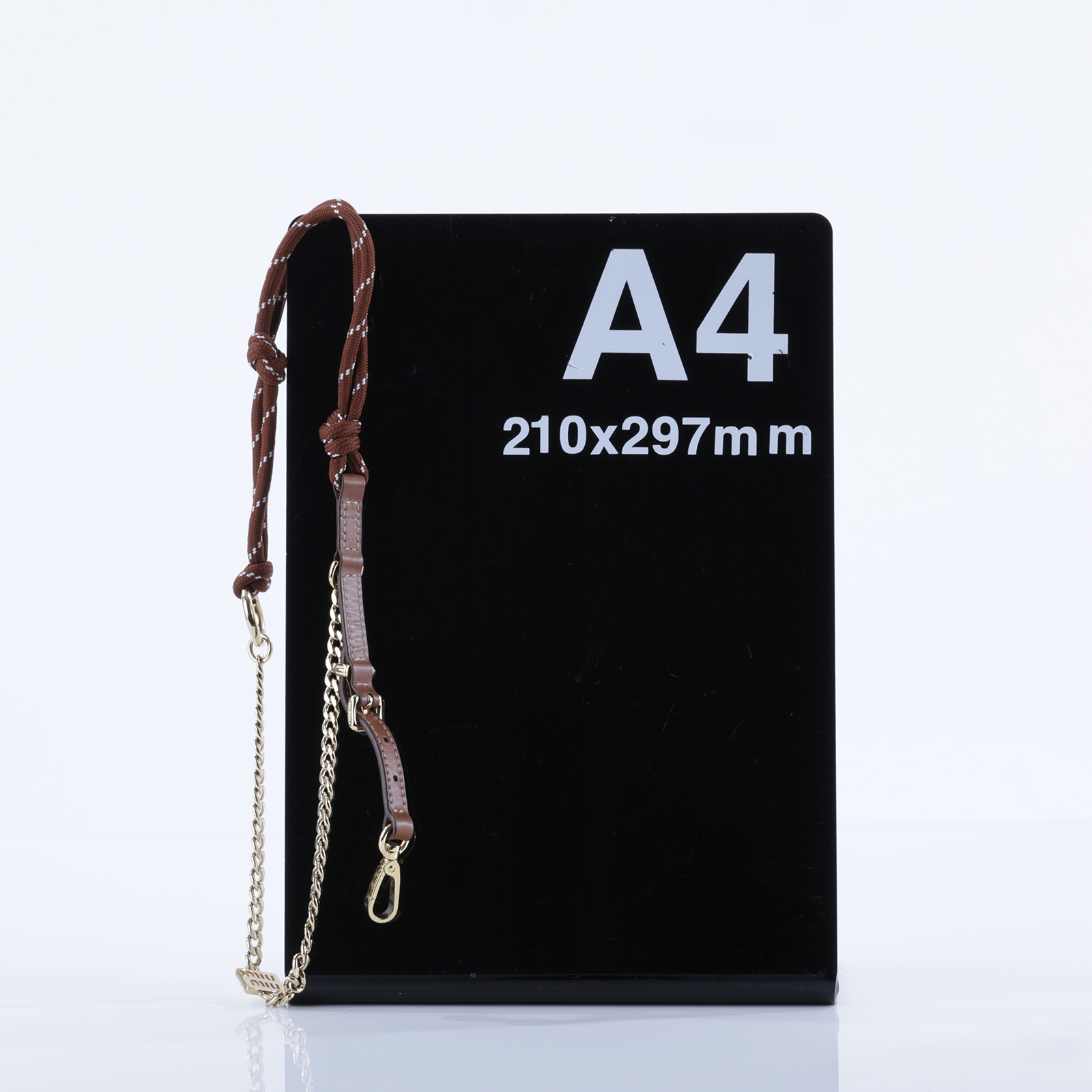 繆繆 MIU MIU 鑰匙圈 包包掛件 吊飾 5TL510_ACRT 皮繩金鍊鑰匙圈 防塵袋/購買證明影本
