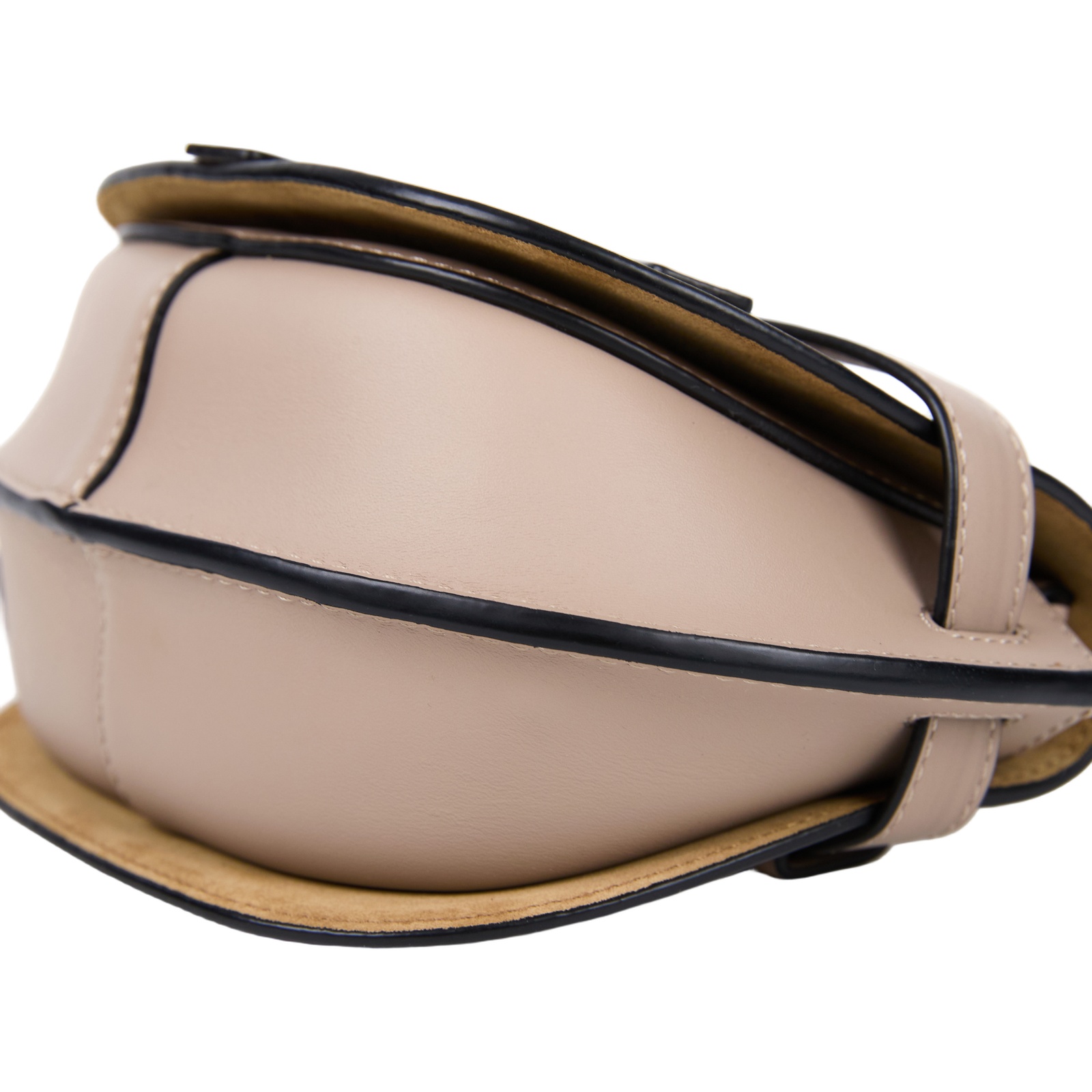 羅意威 LOEWE Mini Gate Dual bag 迷你 小牛皮 肩背包 帆布背帶 A650N46X13 沙色GATE MINI 原廠盒子/防塵袋