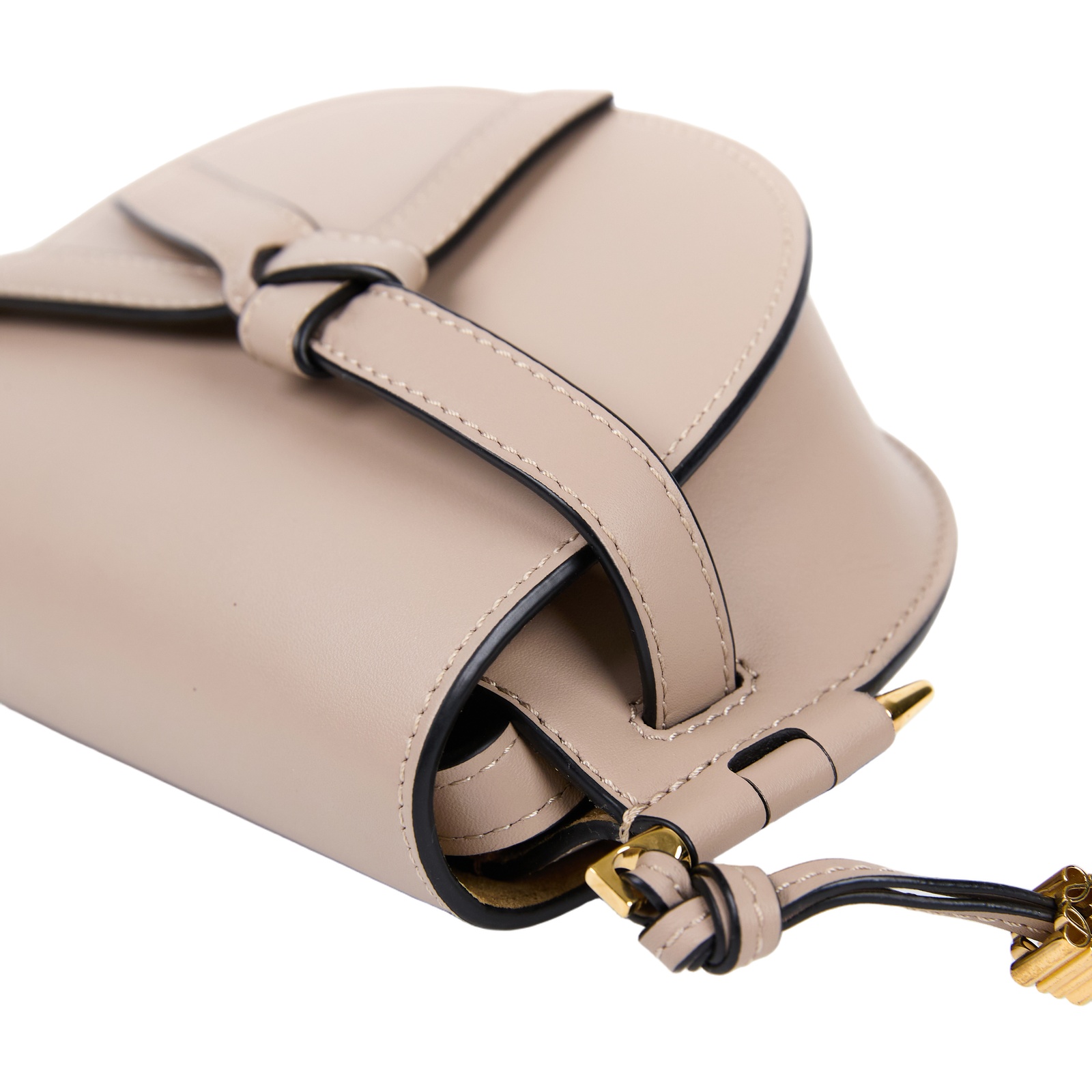 羅意威 LOEWE Mini Gate Dual bag 迷你 小牛皮 肩背包 帆布背帶 A650N46X13 沙色GATE MINI 原廠盒子/防塵袋