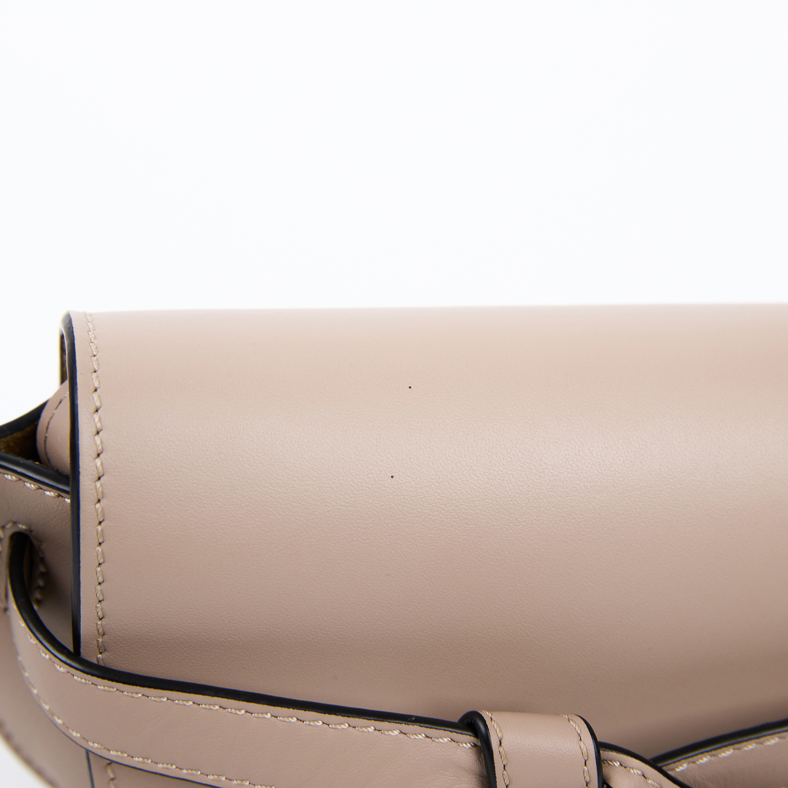 羅意威 LOEWE Mini Gate Dual bag 迷你 小牛皮 肩背包 帆布背帶 A650N46X13 沙色GATE MINI 原廠盒子/防塵袋