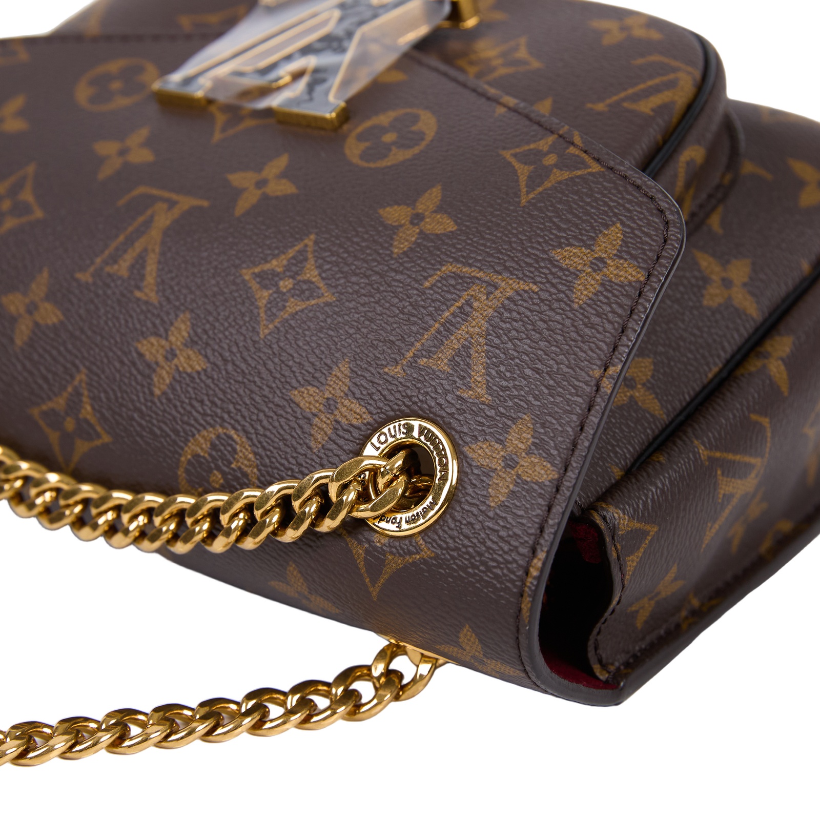 路易威登 LOUIS VUITTON Passy 帆布 肩背 斜背包 M45592 晶片款 原花PASSY 原廠盒子/防塵袋