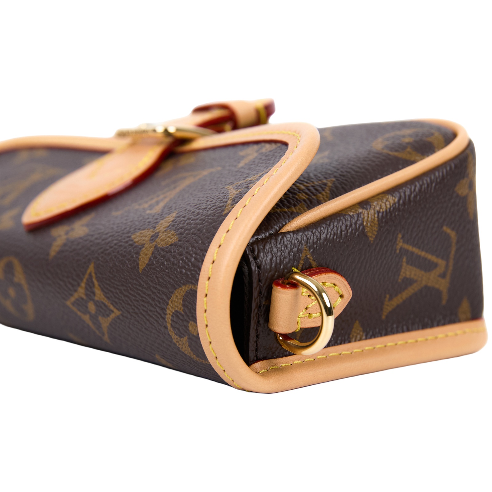 路易威登 LOUIS VUITTON Nano Diane 腋下包法棍 單肩背包 經典帆布 M83298 晶片款  原廠盒子/防塵袋/背帶