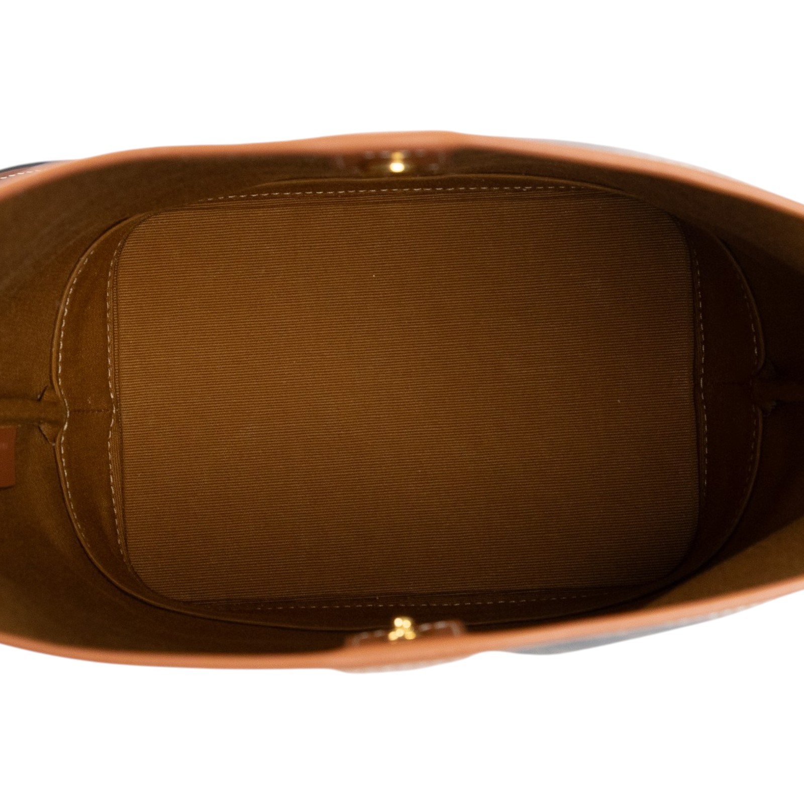 思琳 CELINE Triomphe帆布 小型 Bucket 肩背 水桶包 191442CAS 棕色Triomphe水桶包 防塵袋