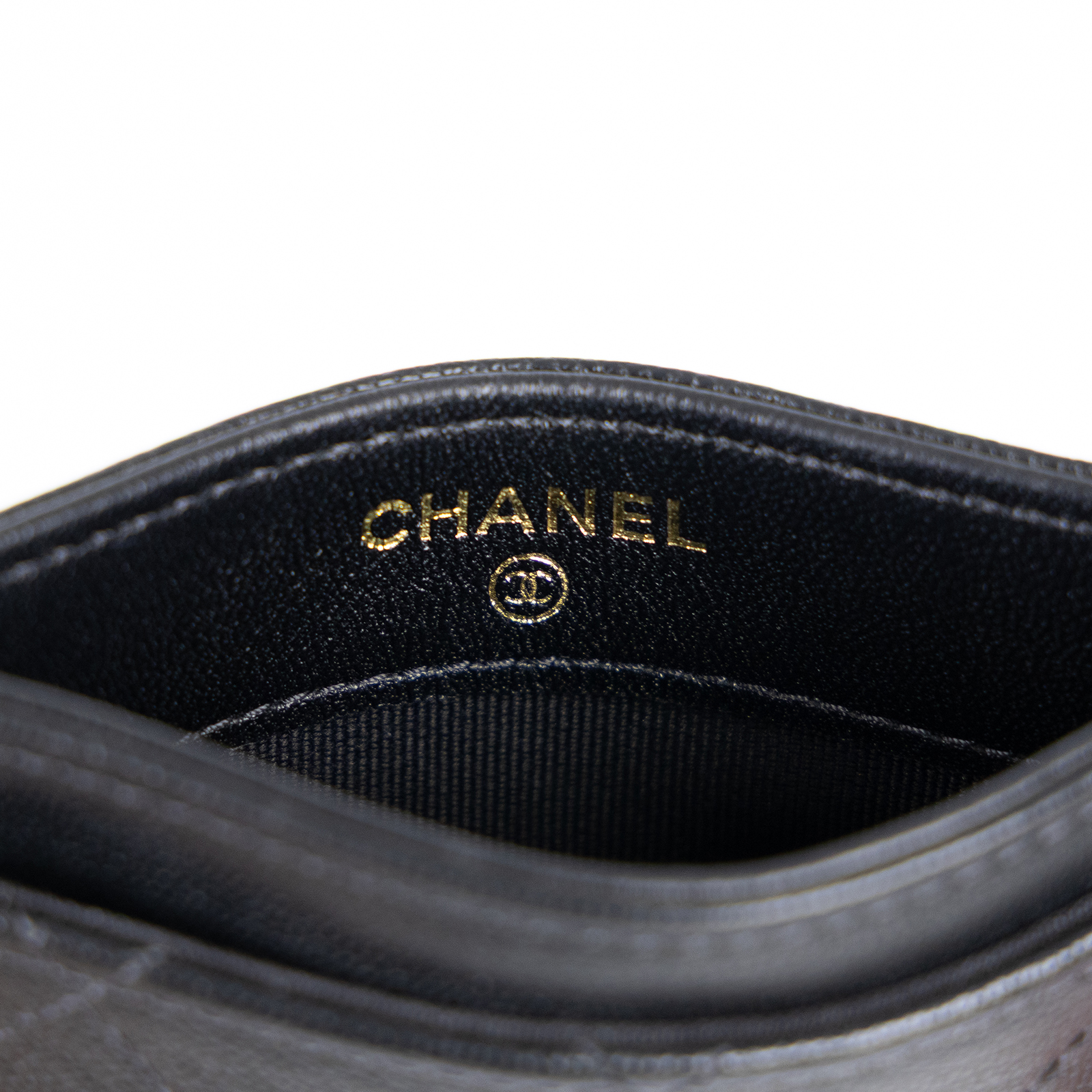 香奈兒 CHANEL 卡夾 卡包 AP4916 B22099 晶片款 黑金菱格卡夾 原廠盒子/防塵袋/購買證明影本