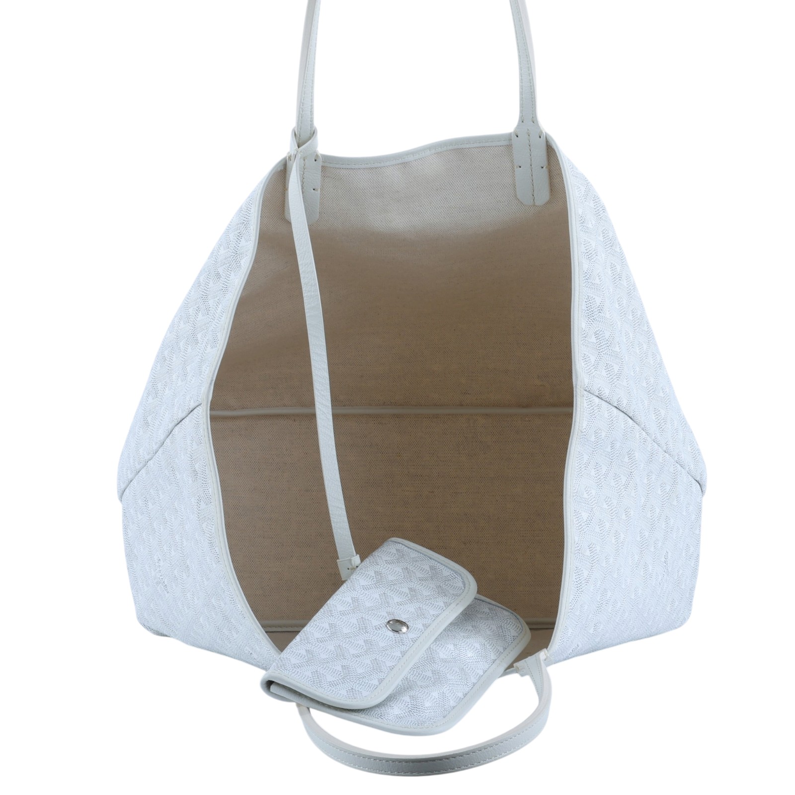 高雅德 GOYARD Saint Louis PM Bag 托特包 STLOUIPMLTY 白色SAINT LOUIS TOTE PM 防塵袋/內袋