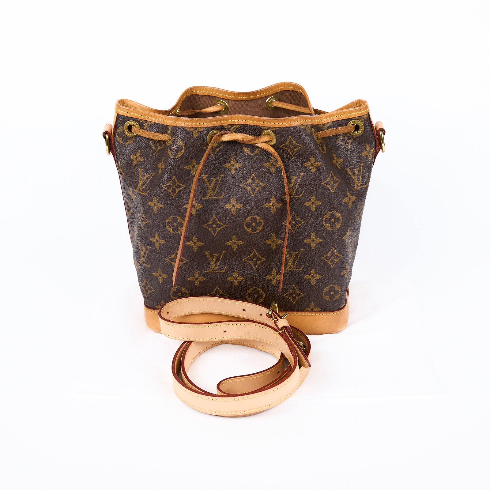 路易威登 LOUIS VUITTON Noé BB 原花 束口水桶包 M40817 原花NOE BB 背帶
