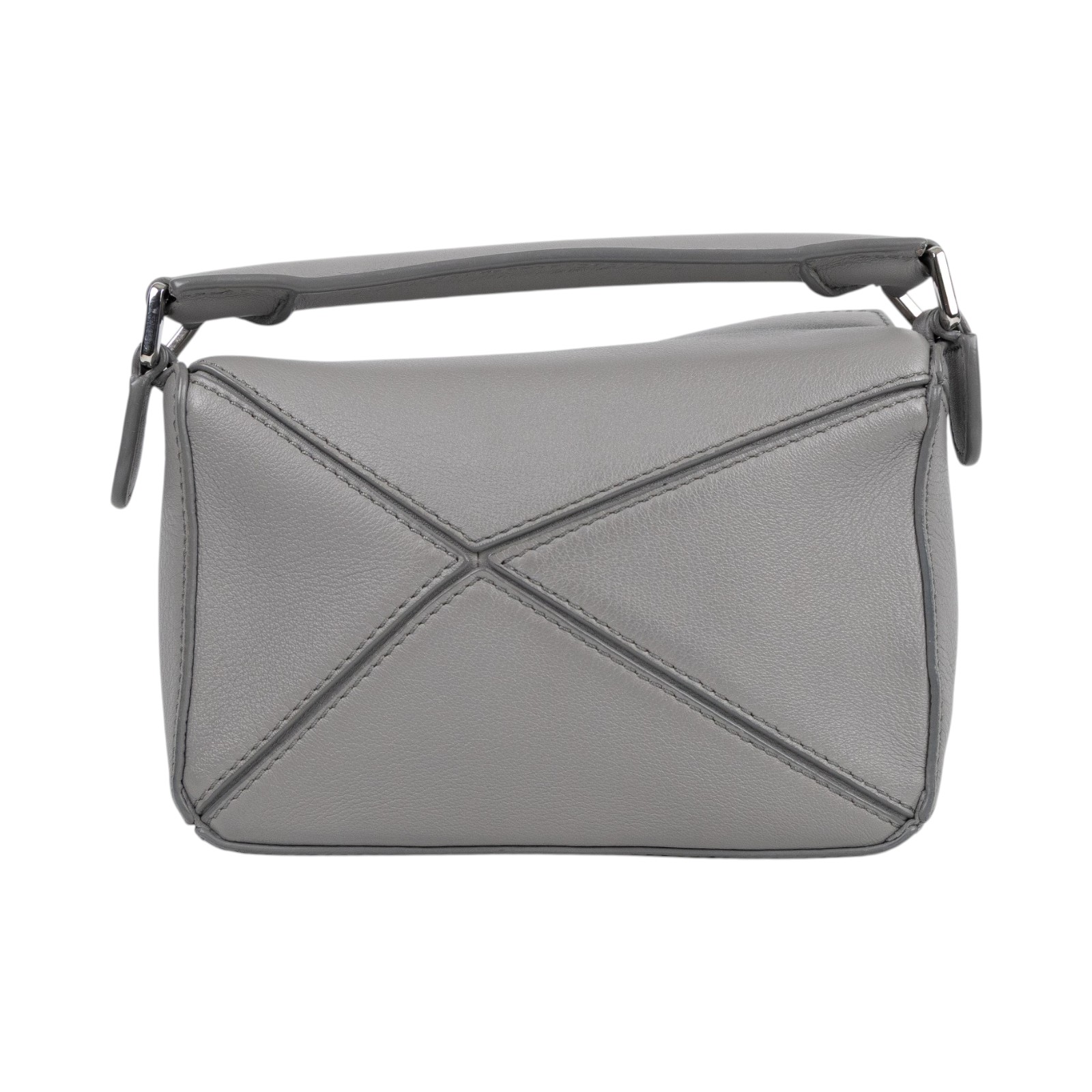 羅意威 LOEWE Puzzle mini 手提 肩背包 322.30.U95 灰MINI PUZZLE 防塵袋/背帶