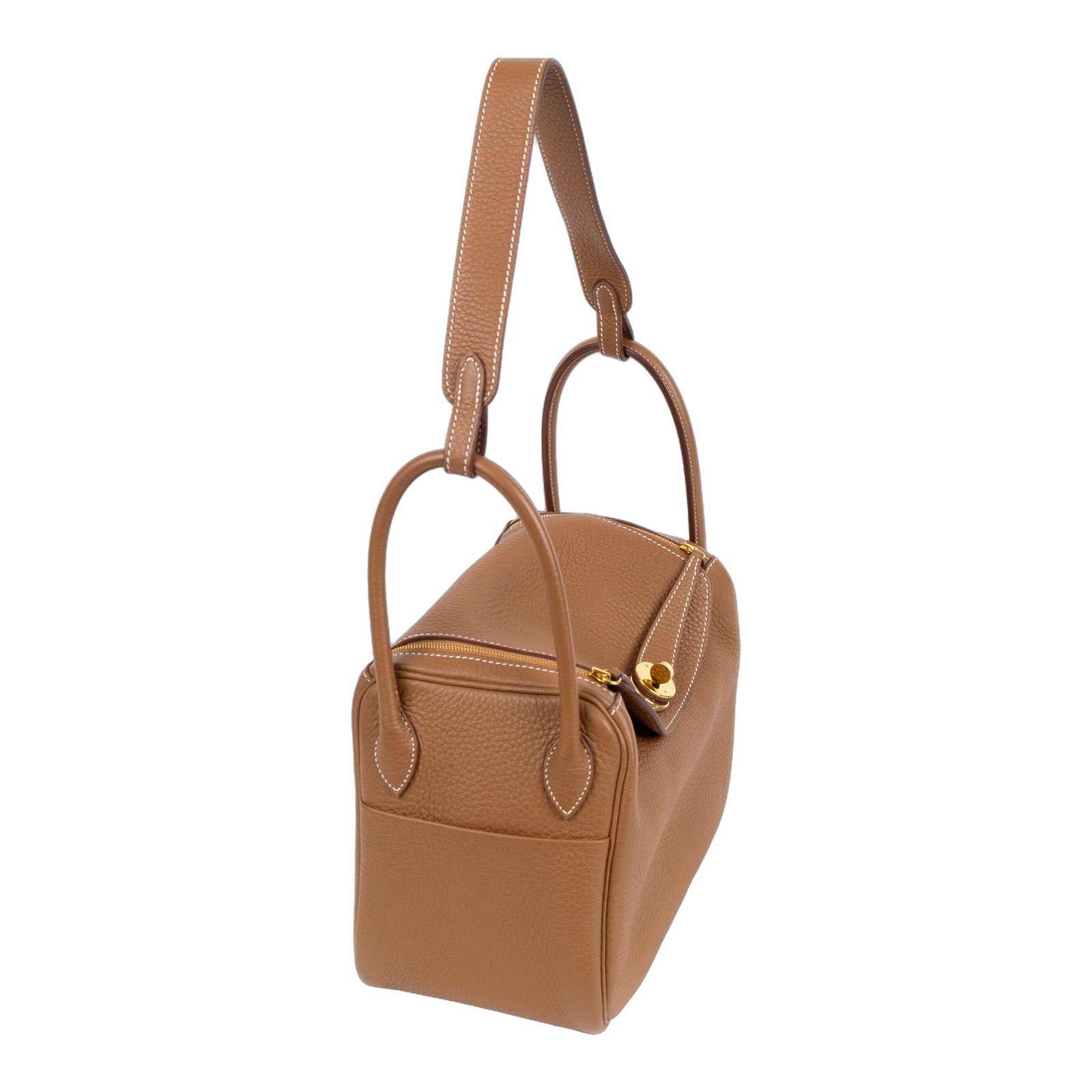 愛馬仕 Hermes Lindy 琳迪包 26 金棕色 金色五金 H073428CC37 /KC1461SK K刻金棕LINDY26 原廠盒子/防塵袋/購買證明