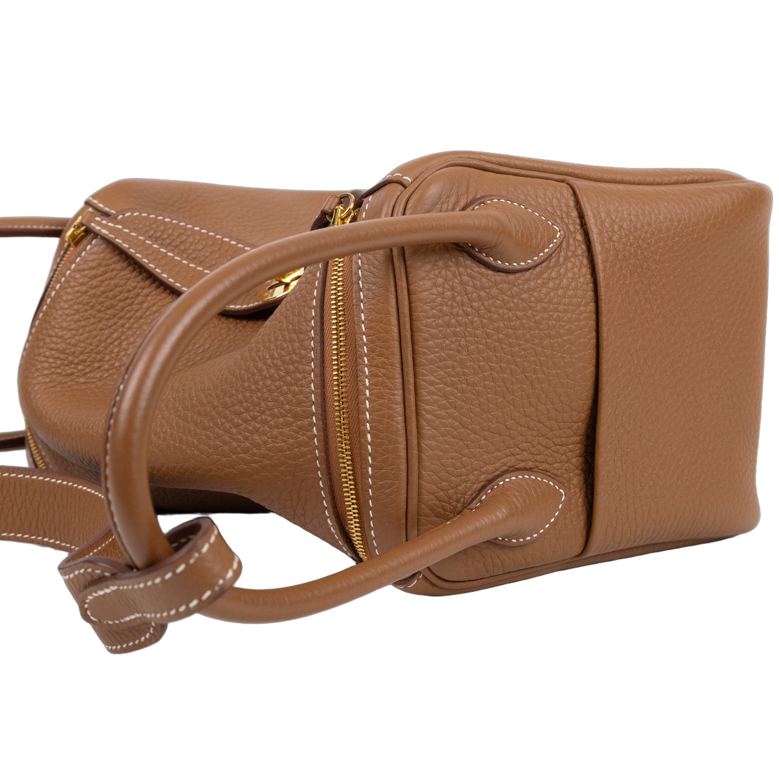 愛馬仕 Hermes Lindy 琳迪包 26 金棕色 金色五金 H073428CC37 /KC1461SK K刻金棕LINDY26 原廠盒子/防塵袋/購買證明
