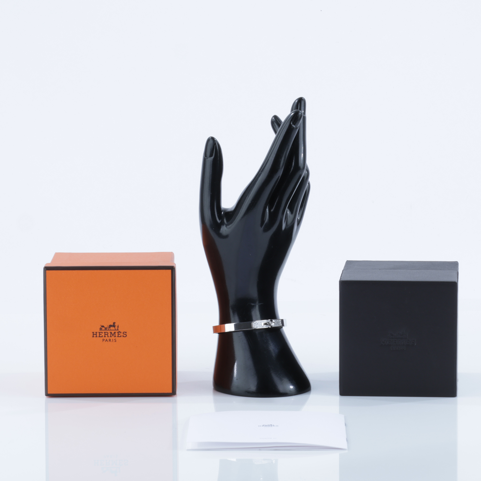 愛馬仕 Hermes Kelly 手環 小型 SH H110015Bv00SH  25A197208 WG 半鑽KELLY手環 小號 25.3G 原廠盒子/證書