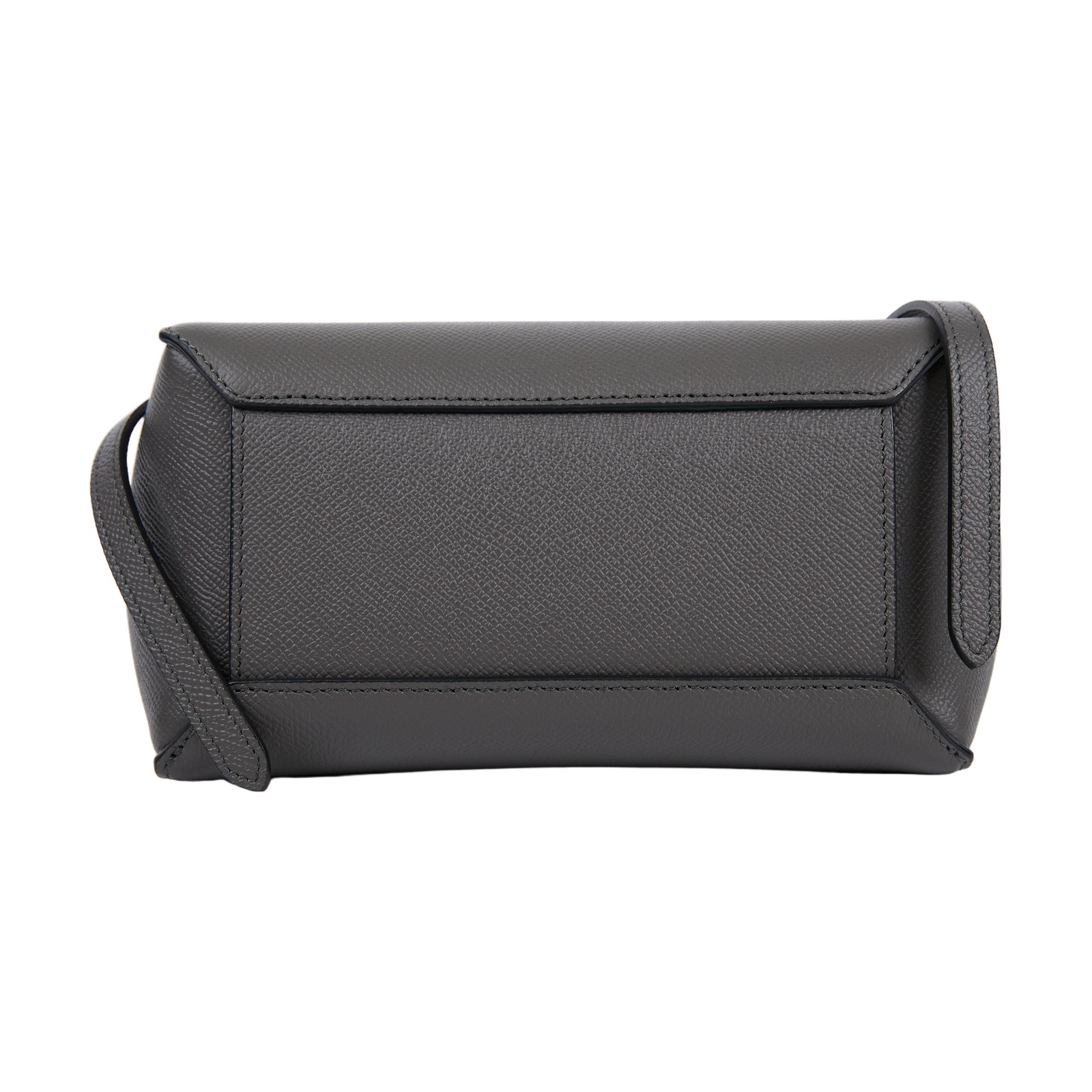 思琳 CELINE 珠地小牛皮 袖珍型 Belt 手袋 189003ZVA 灰鯰魚包BELT NANO 背帶/原廠盒子/防塵袋/購買證明