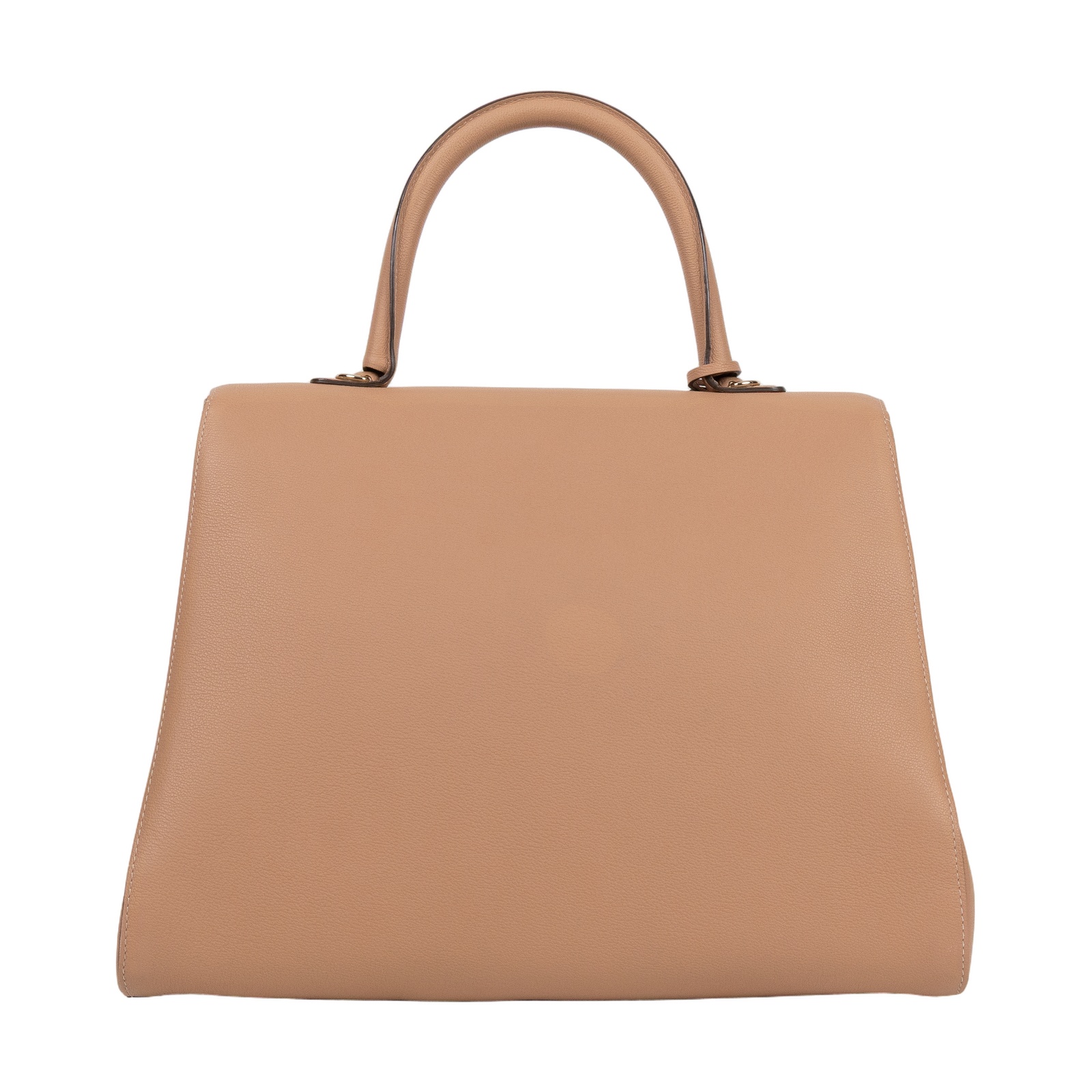 德爾沃 DELVAUX  Brillant GM 手提包  焦糖Brillant GM 防塵袋/背帶/鏡子
