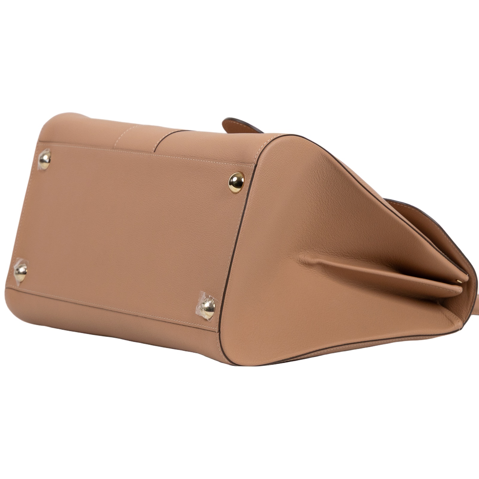 德爾沃 DELVAUX  Brillant GM 手提包  焦糖Brillant GM 防塵袋/背帶/鏡子