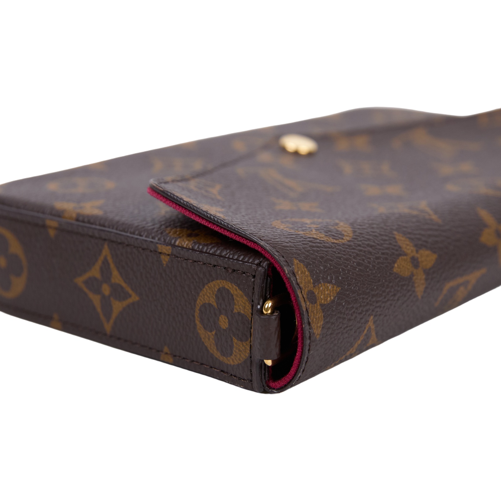 路易威登 LOUIS VUITTON Pochette Félicie 三合一鏈條包 紫紅色 M61276 晶片款  原廠盒子/防塵袋/購買證明影本/內袋2/鏈帶