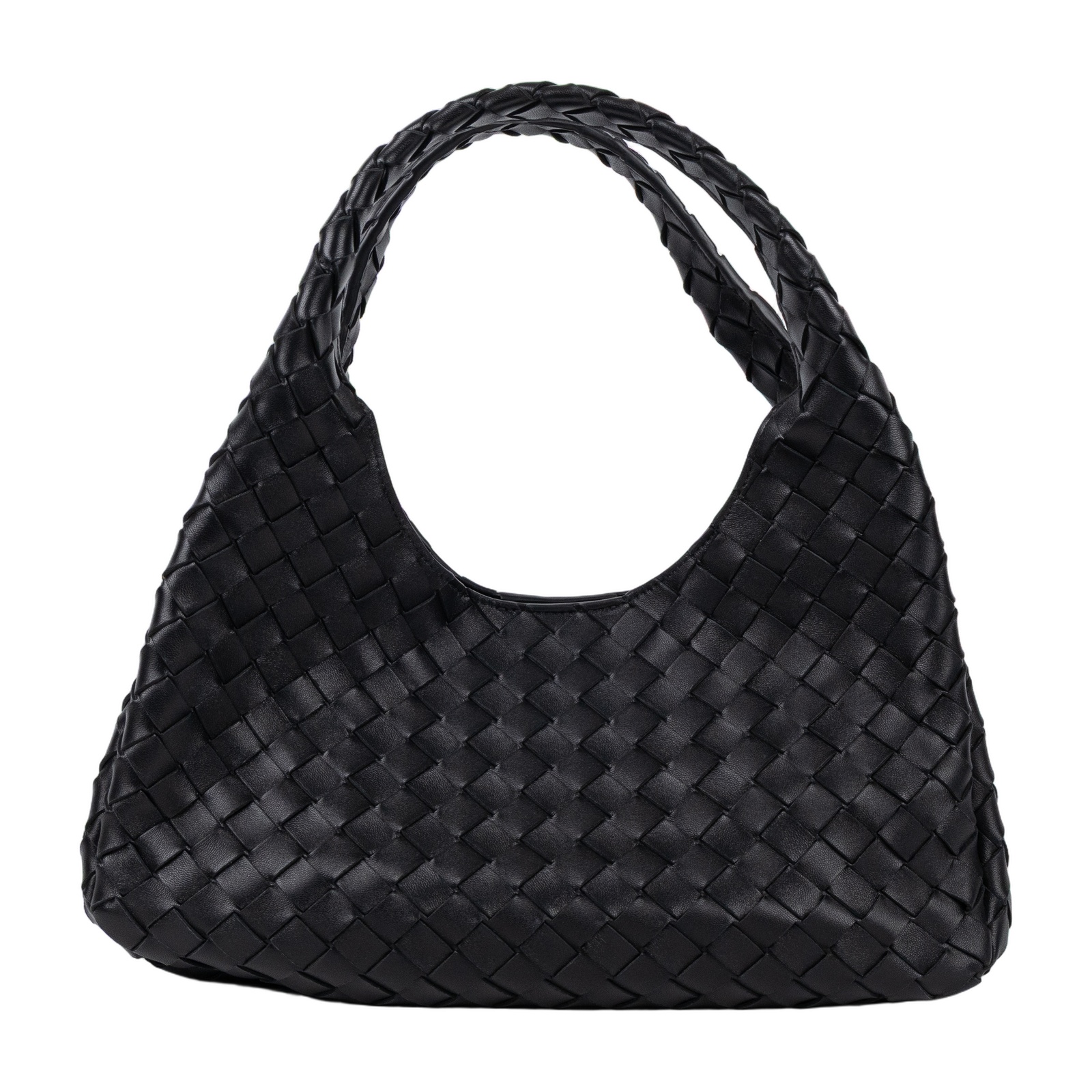 寶緹嘉 BOTTEGA VENETA Campana 編織 手提包 肩背包 中型 844249V4SC01019 黑Campana  中號 防塵袋/保證卡