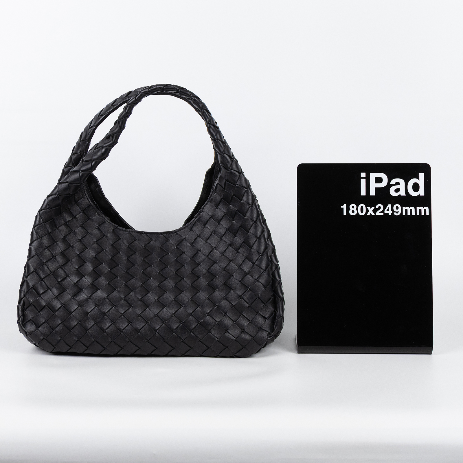 寶緹嘉 BOTTEGA VENETA Campana 編織 手提包 肩背包 中型 844249V4SC01019 黑Campana  中號 防塵袋/保證卡