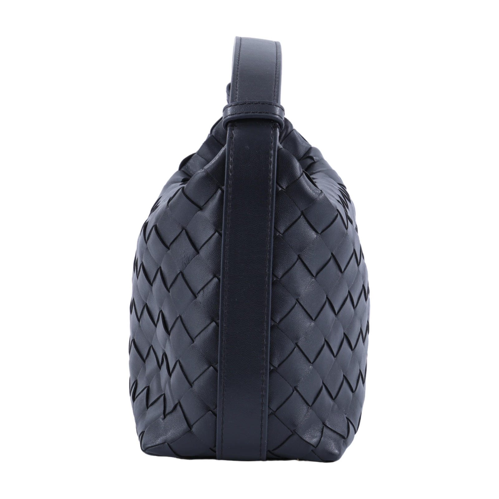 寶緹嘉 BOTTEGA VENETA Wallace 手提包 754443V3IV1 深灰Wallace 防塵袋/購買證明