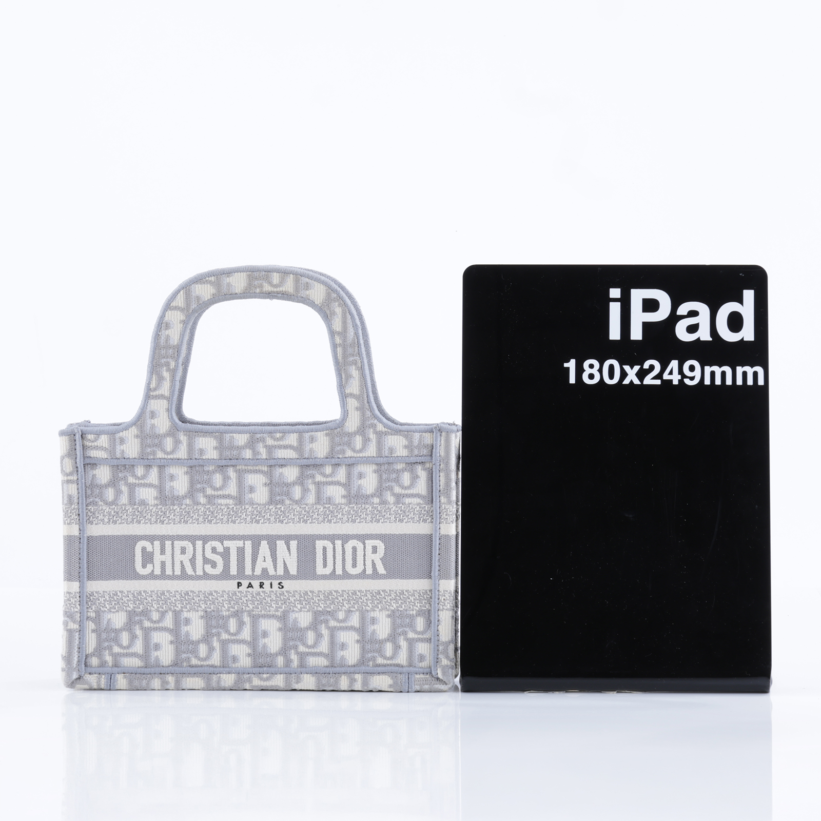 迪奧 CHRISTIAN DIOR Book Tote 迷你 手提 托特包 S5475ZRIW 緹花MINI BOOK TOTE 原廠盒子