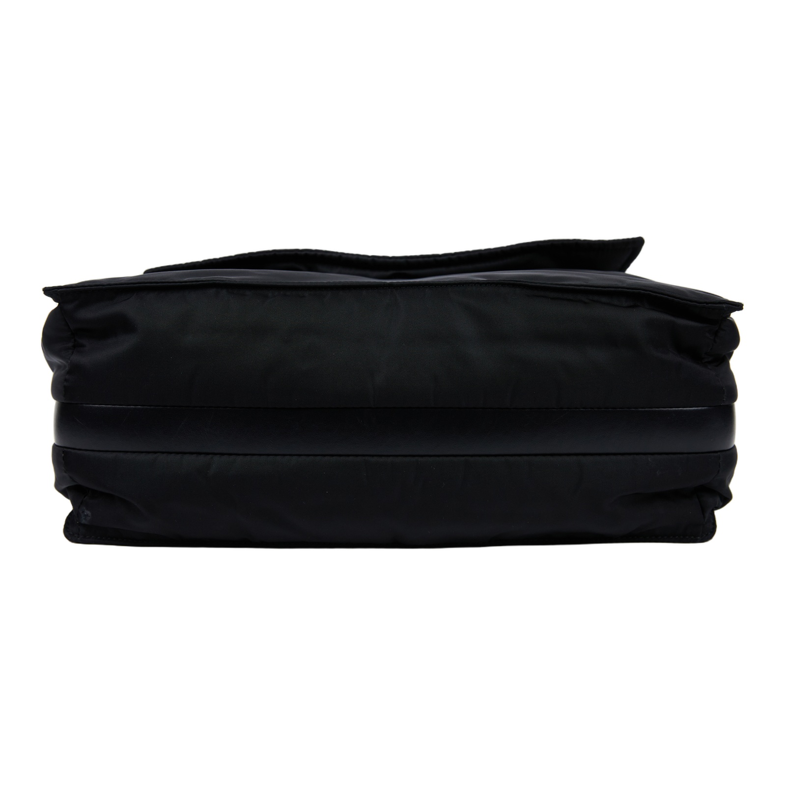 普拉達 PRADA Re-Nylon 夾棉 肩背袋 大型 1BD256_RDLN 黑尼龍郵差包 無附屬品