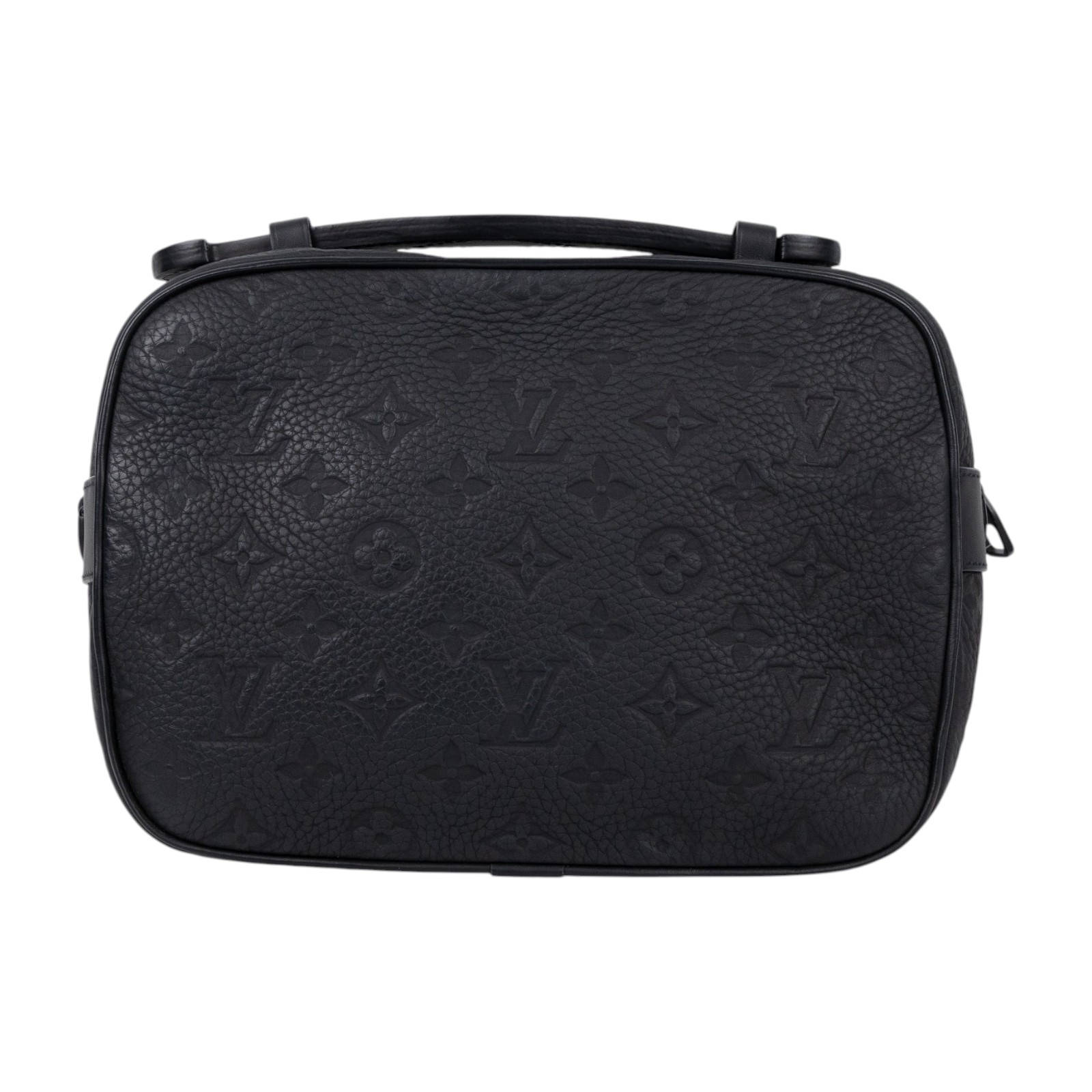 路易威登 LOUIS VUITTON S Lock 郵差包 Taurillon 牛皮 M58489 晶片款 黑壓紋S Lock 郵差包 背帶