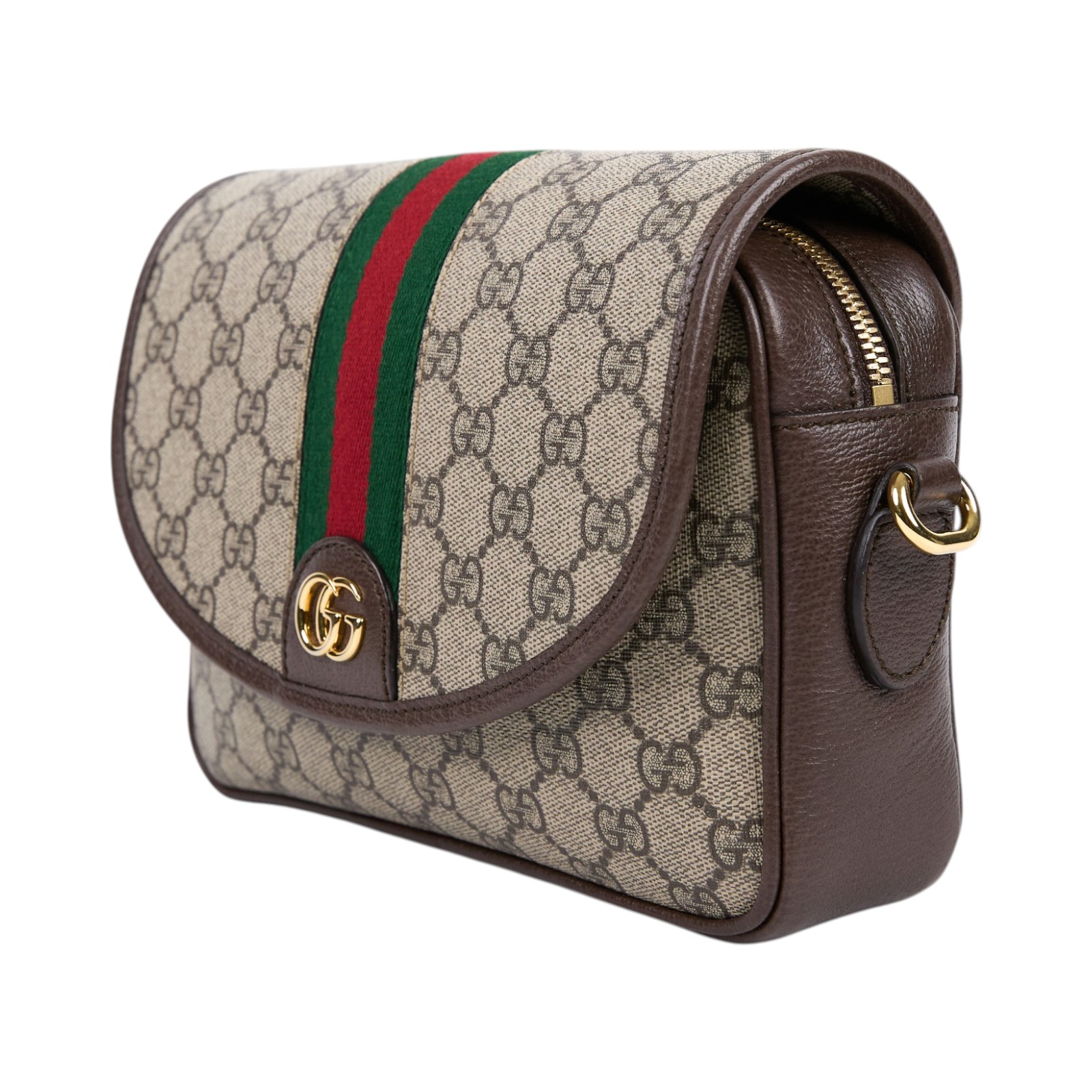 古馳 GUCCI Ophidia 小型 斜背包 722117 FAAX3 Ophidia GG 小號鉚釘寬背帶單肩包 背帶