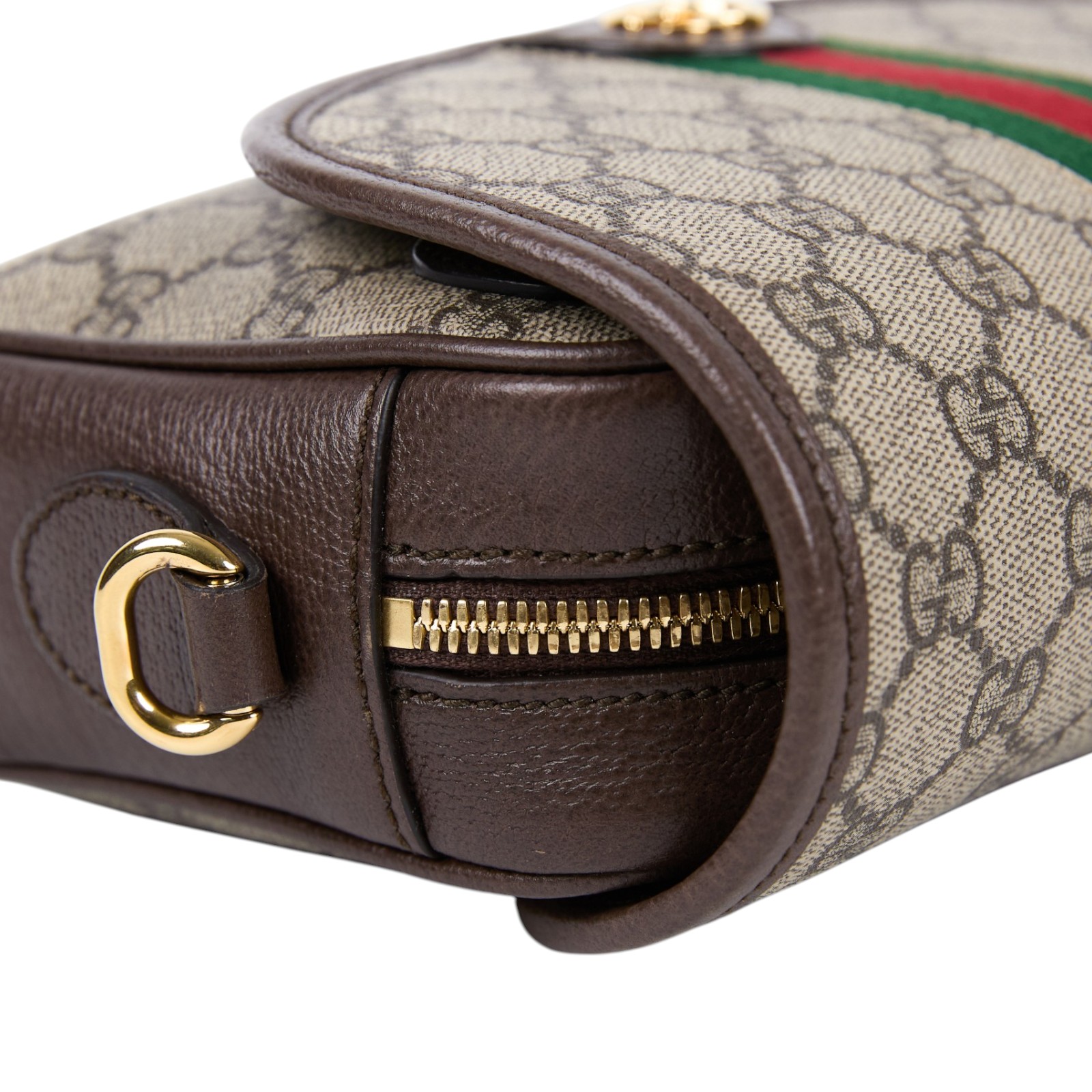 古馳 GUCCI Ophidia 小型 斜背包 722117 FAAX3 Ophidia GG 小號鉚釘寬背帶單肩包 背帶