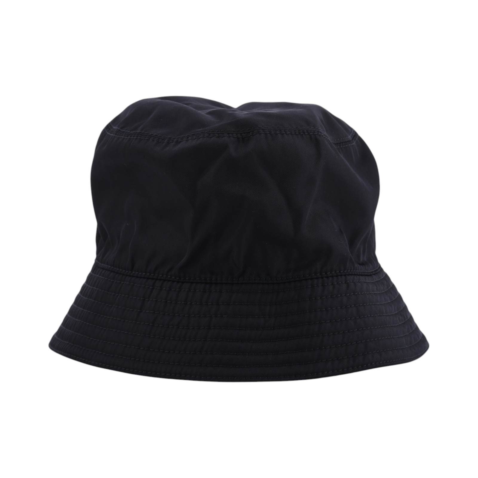 普拉達 PRADA Re-Nylon 漁夫帽 1HC137_2DMI_M 黑尼龍漁夫帽 #M 無附屬品