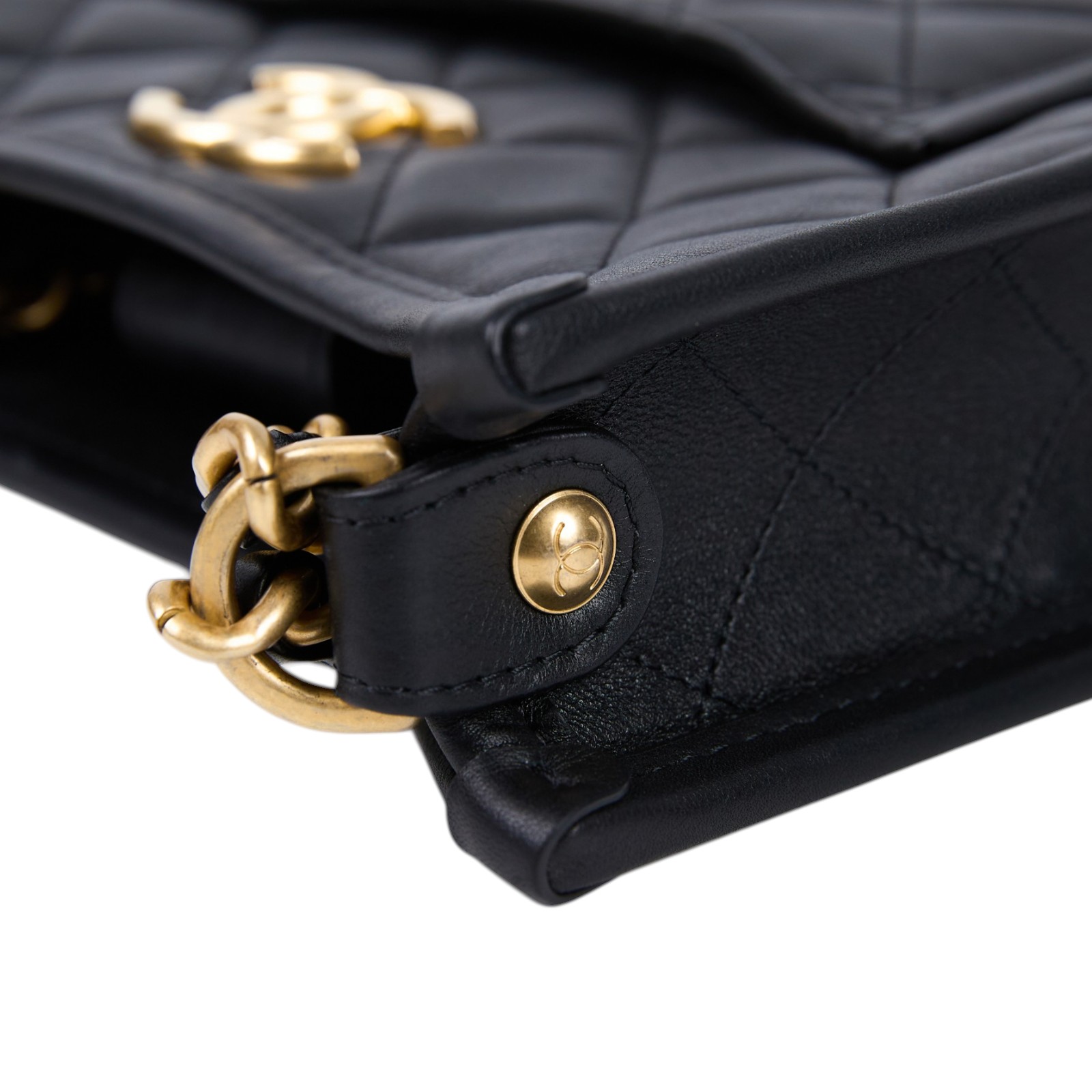 香奈兒 CHANEL 流浪包 Hobo Bag CC LOGO 斜背包 AS4532 B16235 晶片款 黑金HOBO兩用包 防塵袋/購買證明正本