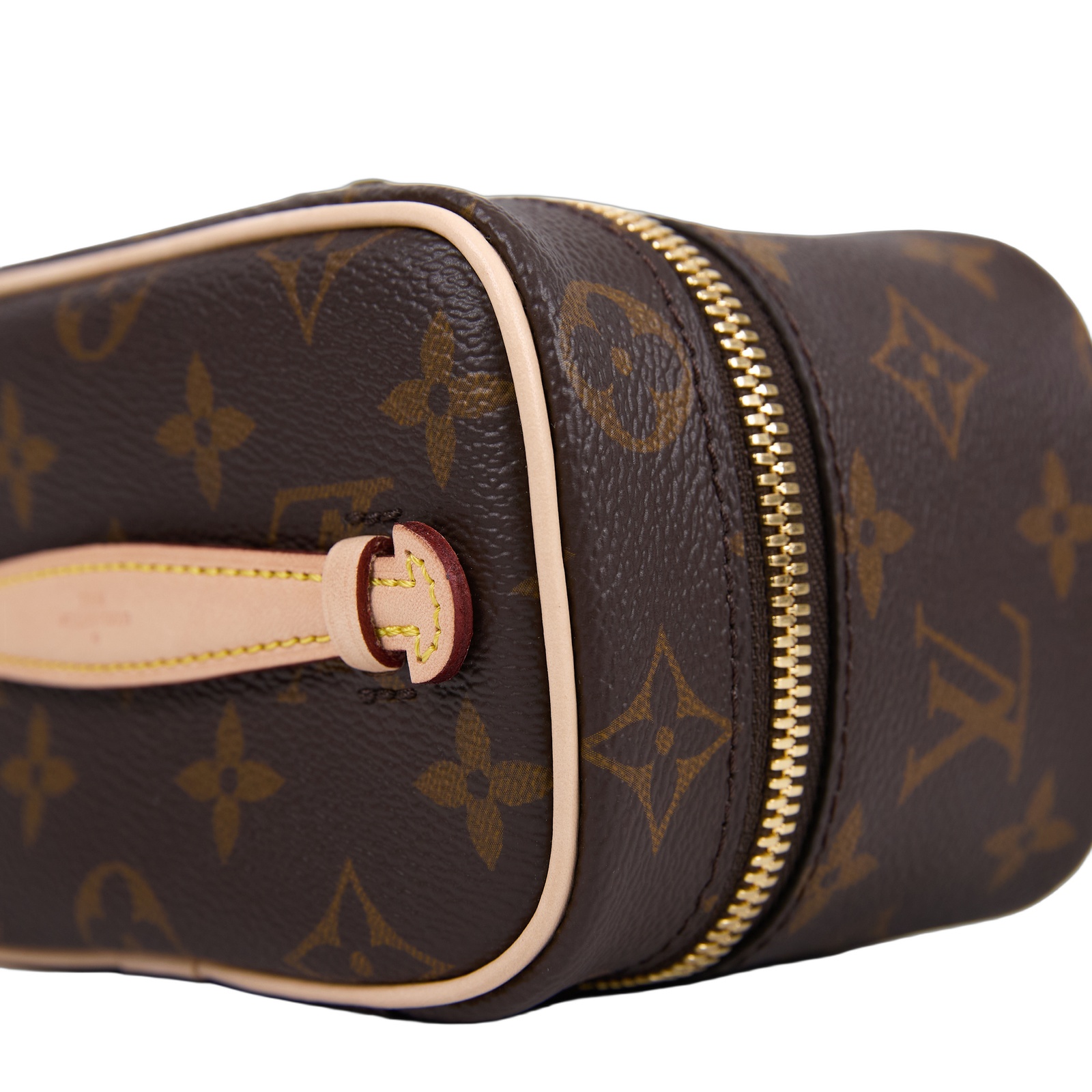 路易威登 LOUIS VUITTON Nice Nano 經典帆布 梳洗袋 化妝箱 M44936 晶片款 原花NICE NANO 原廠盒子/防塵袋