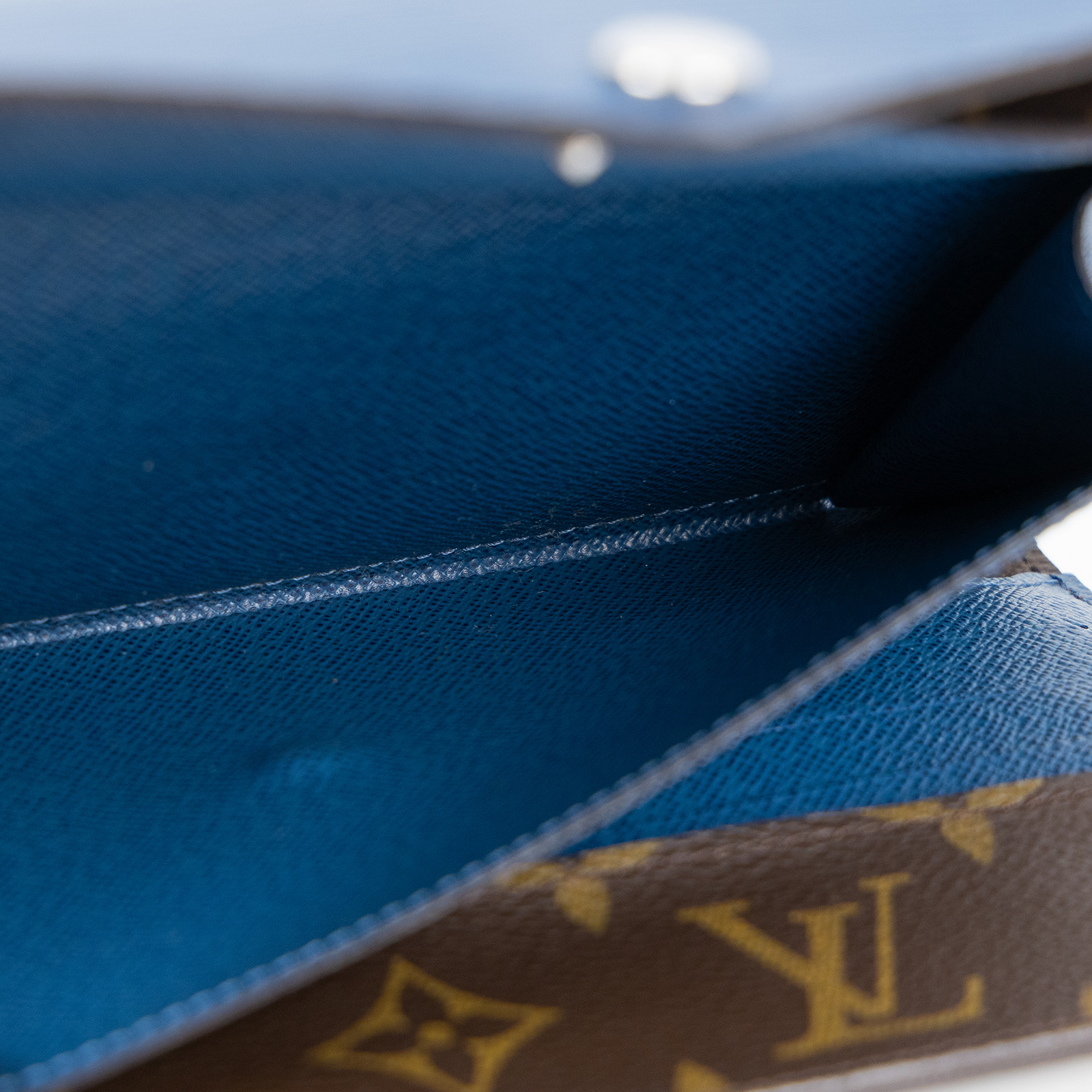 路易威登 LOUIS VUITTON Portefeuille Marie-Lou 長夾 錢包 M60431 原花拚藍Marie-Lou 長夾 防塵袋